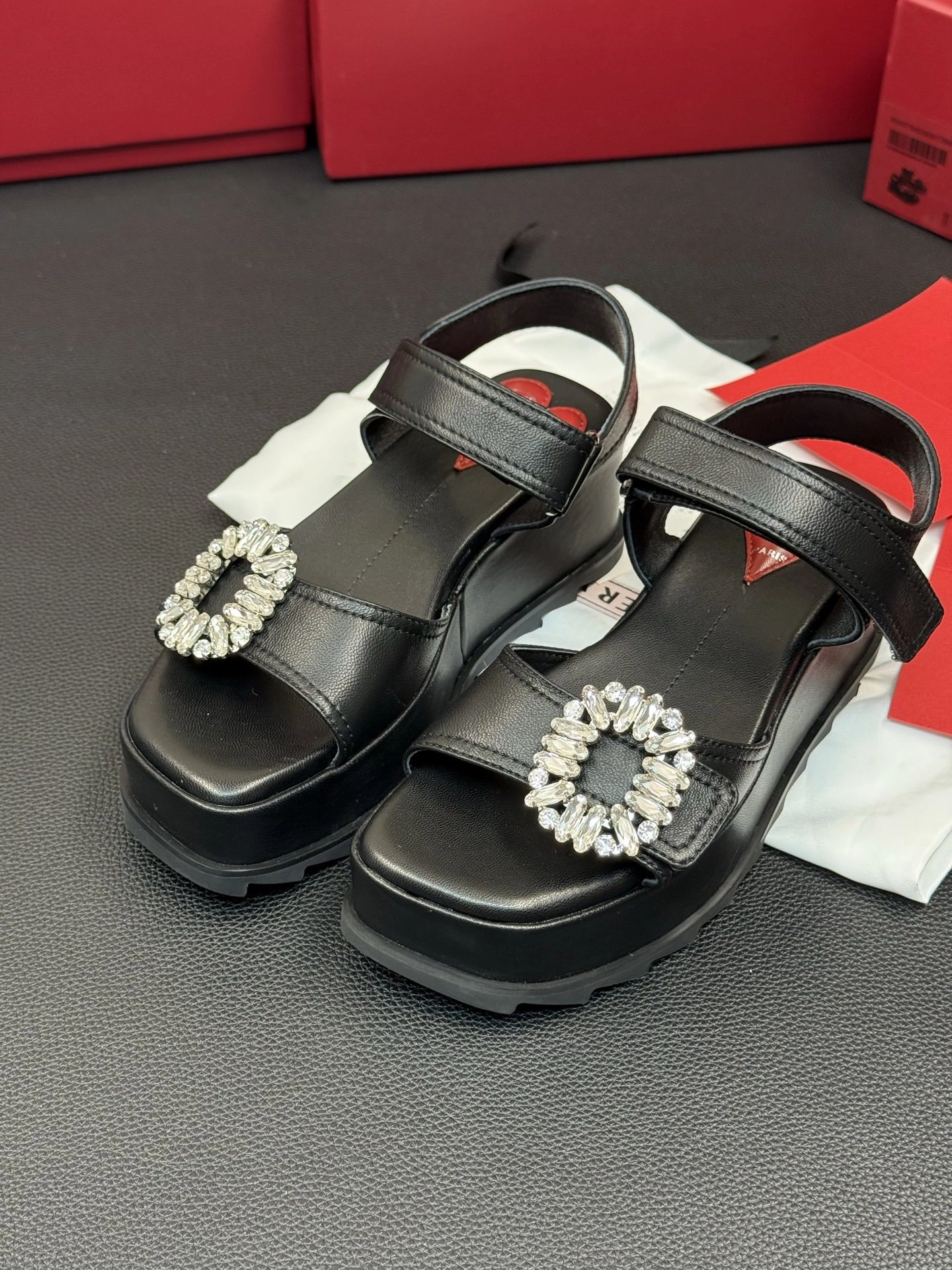 COCO-- RO65R RVW7754239091TB999 Thick soles：7cm cowhide item:E-X062F0605
