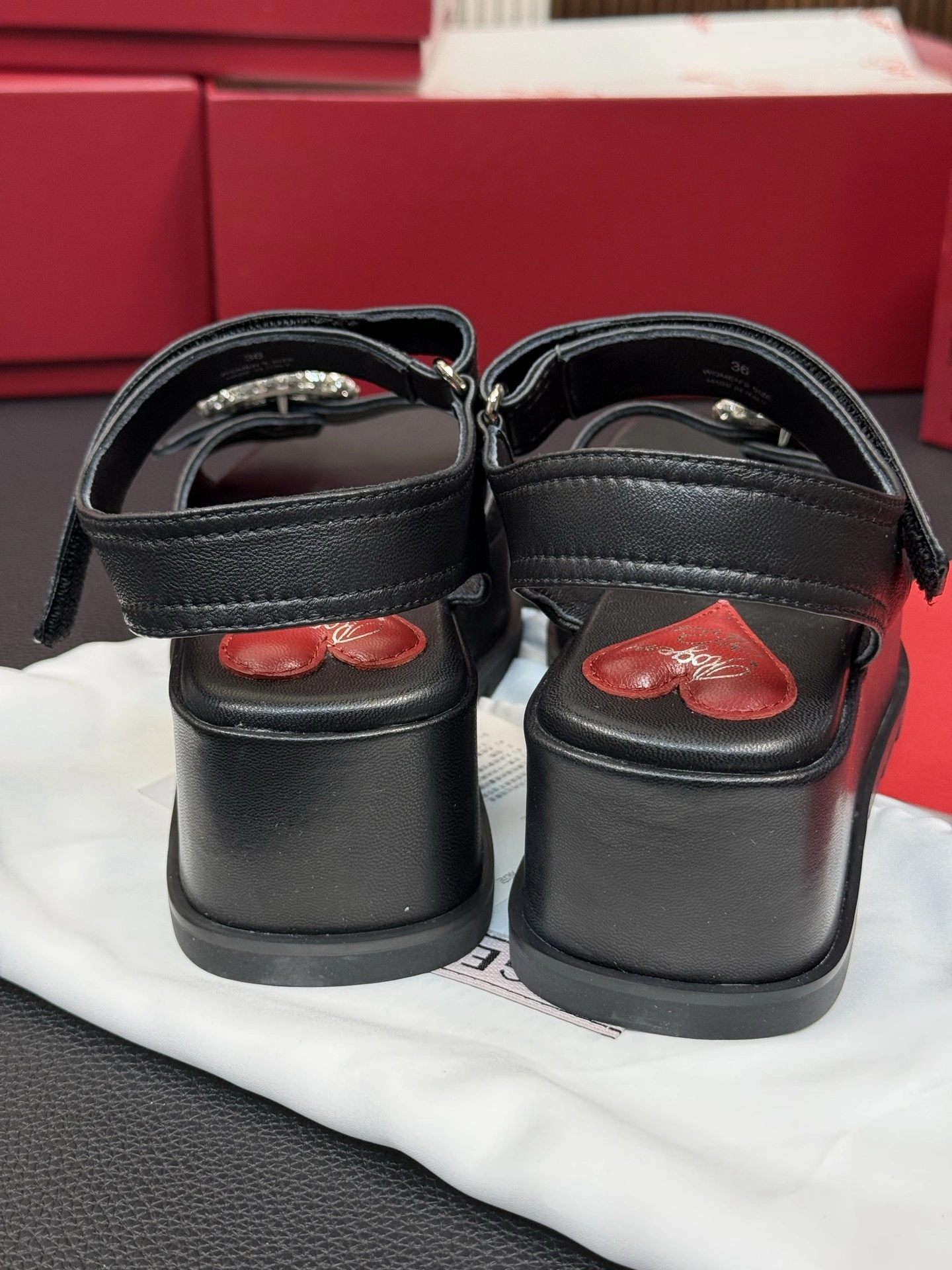 COCO-- RO65R RVW7754239091TB999 Thick soles：7cm cowhide item:E-X062F0605