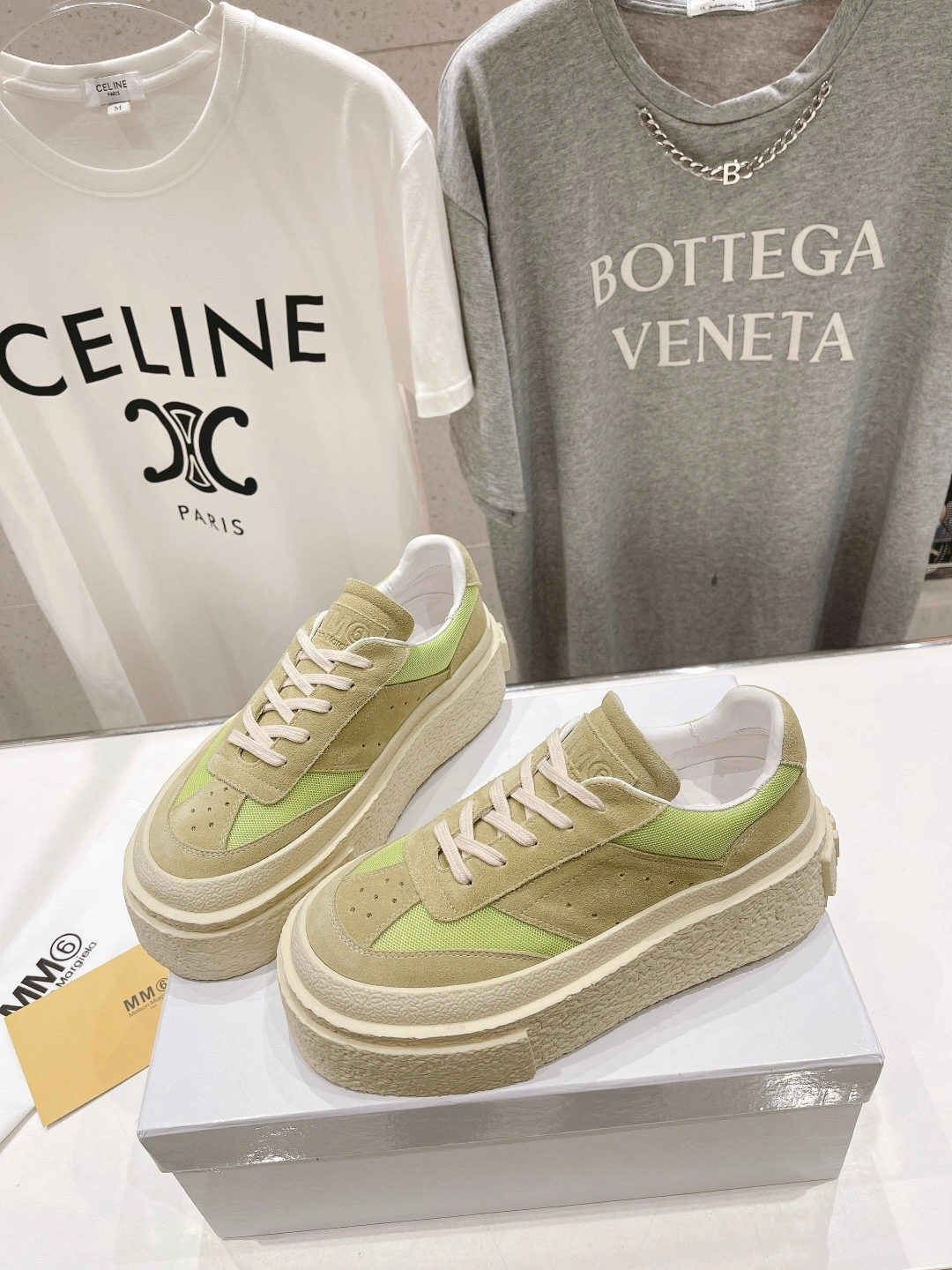 COCO-- S59WS0221P6389T7352 Thick soles：4CM runner Calfskin item:D-X032C0615