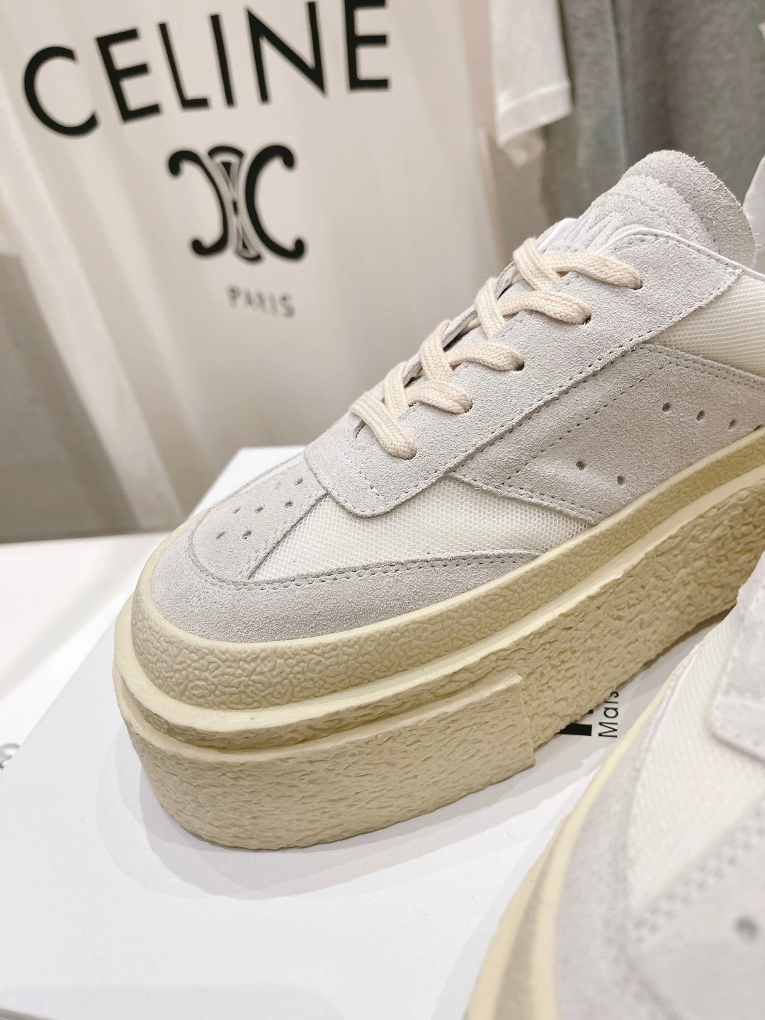COCO-- S59WS0221P6389T8055 Thick soles：4CM runner Calfskin item:D-X032C0616