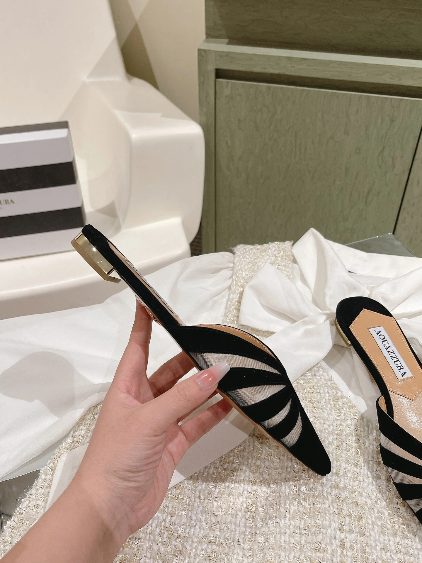 COCO-- TSYFLAM0-MSU-000 Heel height：1CM waxed skin sheepskin item:D-X032C1487