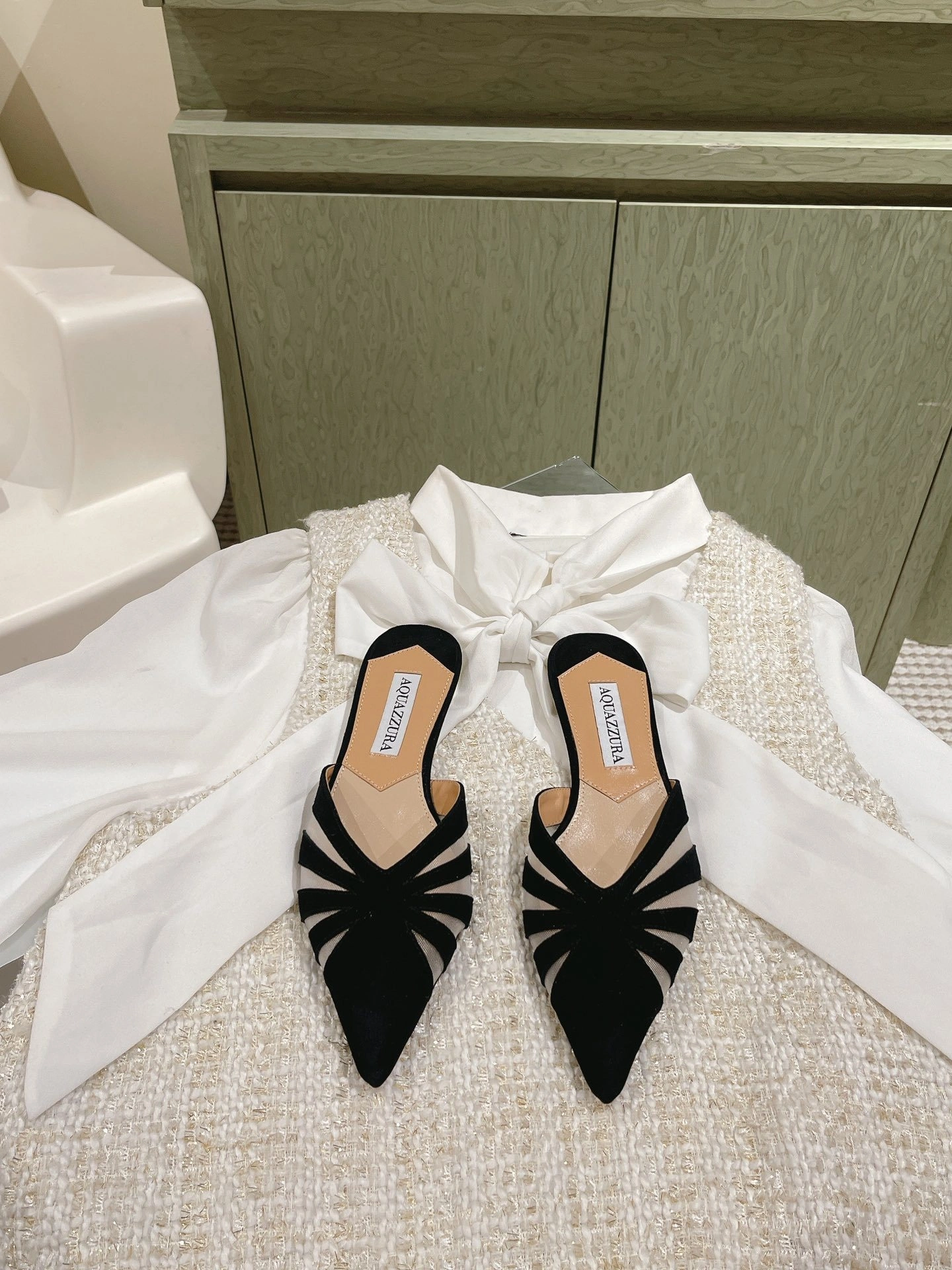 COCO-- TSYFLAM0-MSU-000 Heel height：1CM waxed skin sheepskin item:D-X032C1487