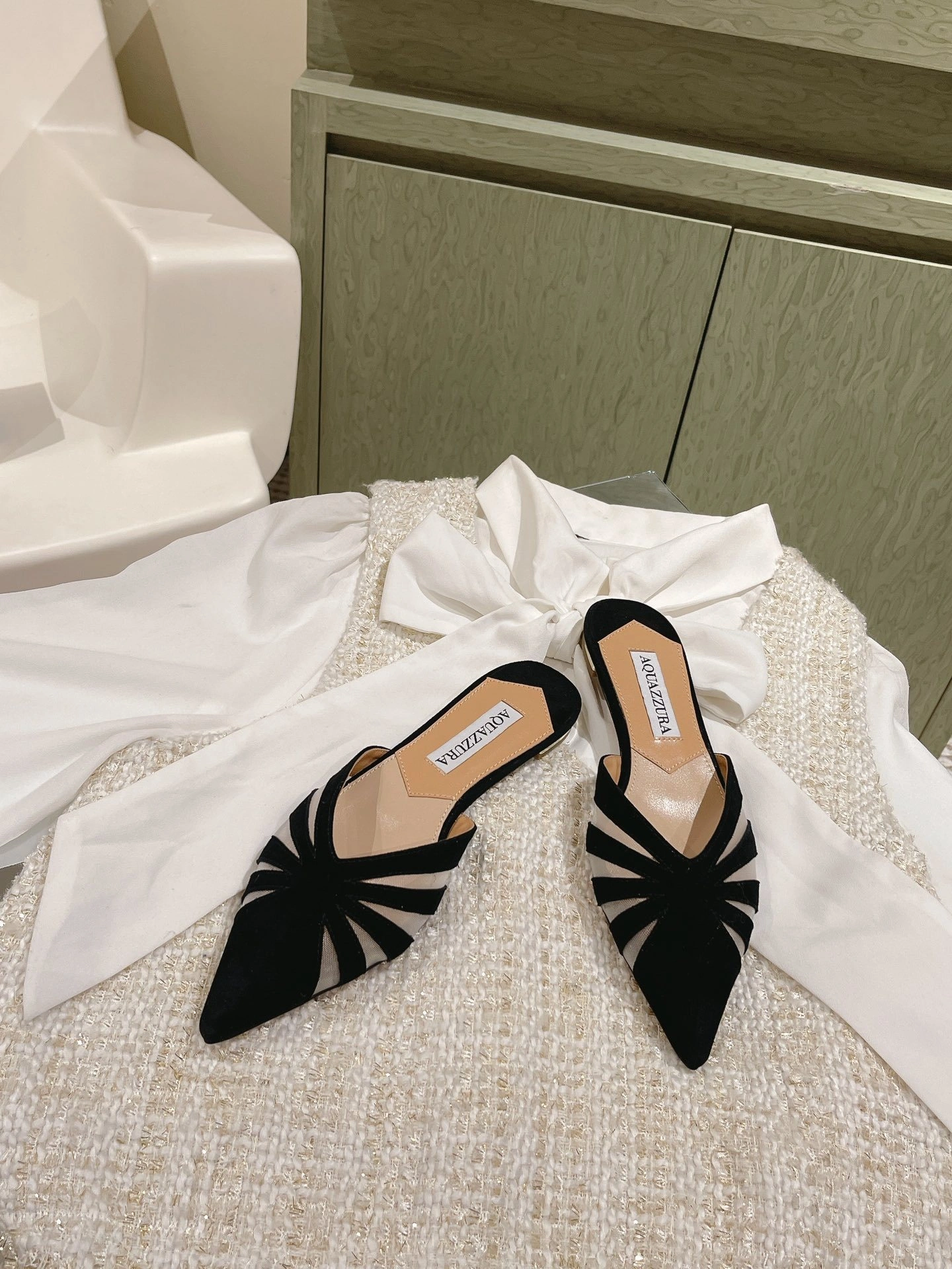 COCO-- TSYFLAM0-MSU-000 Heel height：1CM waxed skin sheepskin item:D-X032C1487