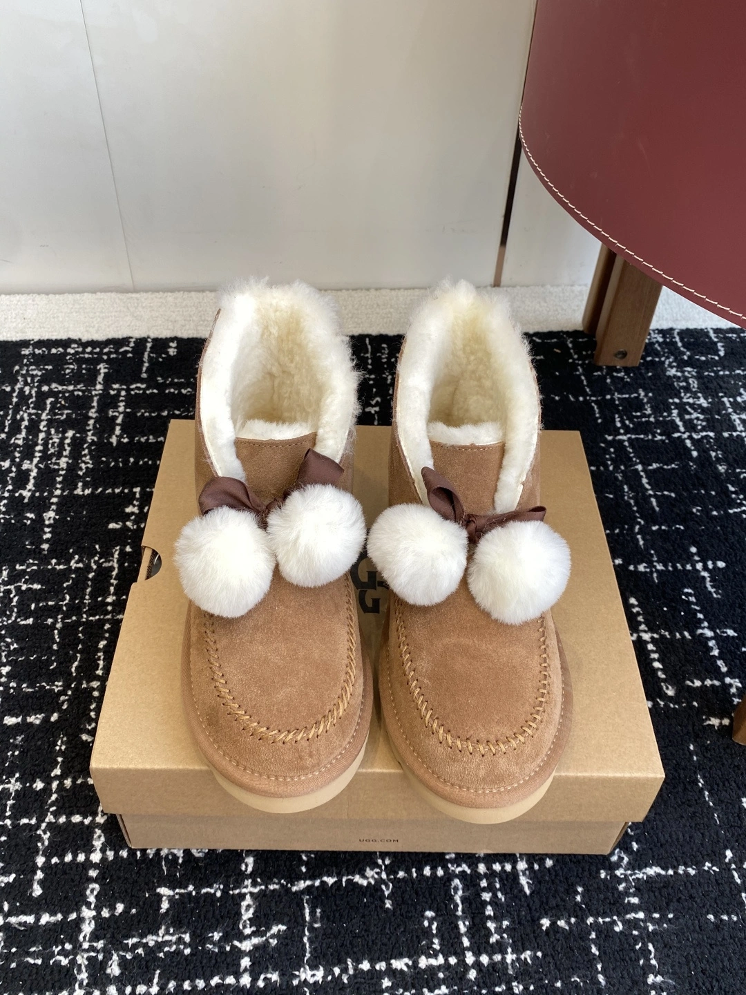 COCO-- U66 1153517-CHE sheepskin wool item:E-X000K1229