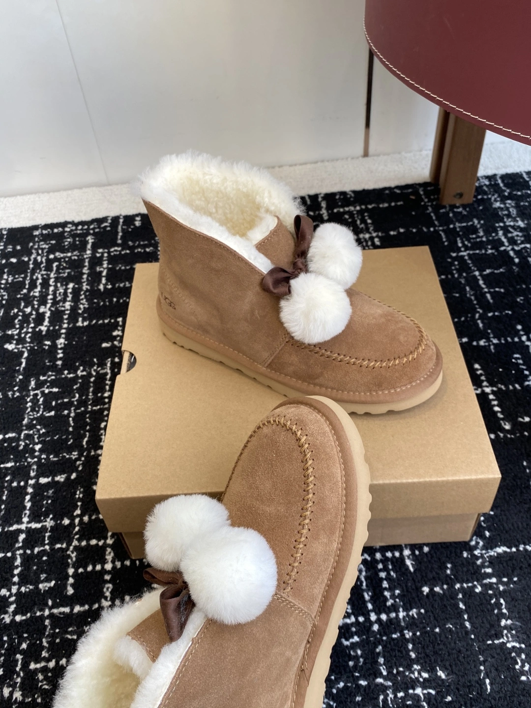 COCO-- U66 1153517-CHE sheepskin wool item:E-X000K1229