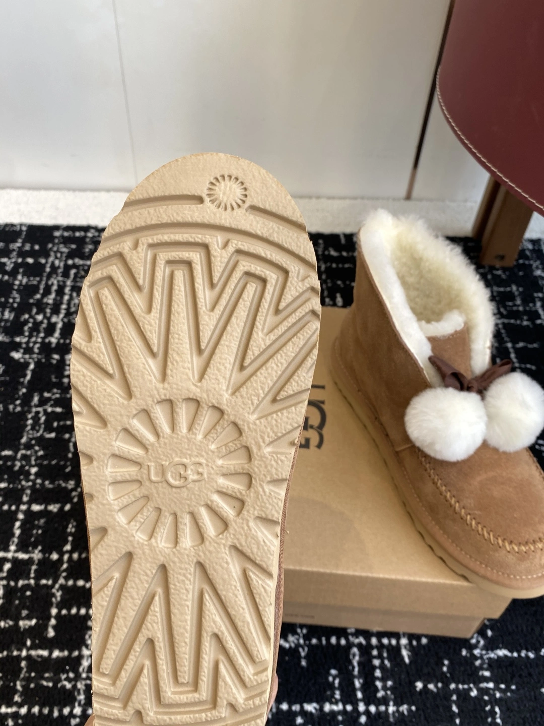 COCO-- U66 1153517-CHE sheepskin wool item:E-X000K1229