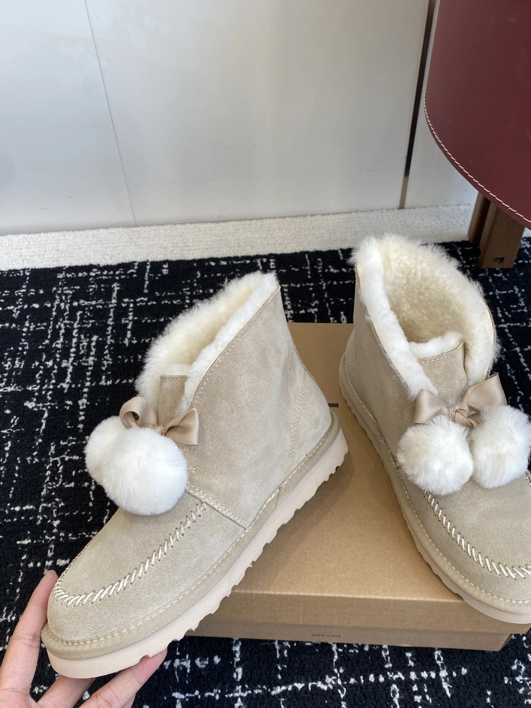 COCO-- U66 1153517-SWD sheepskin wool item:E-X000K1230