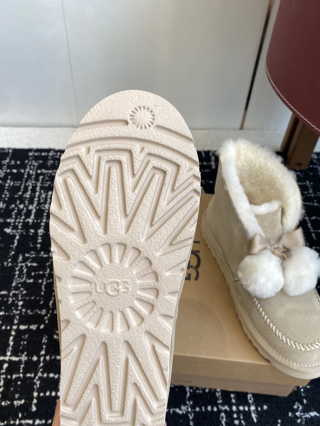 COCO-- U66 1153517-SWD sheepskin wool item:E-X000K1230