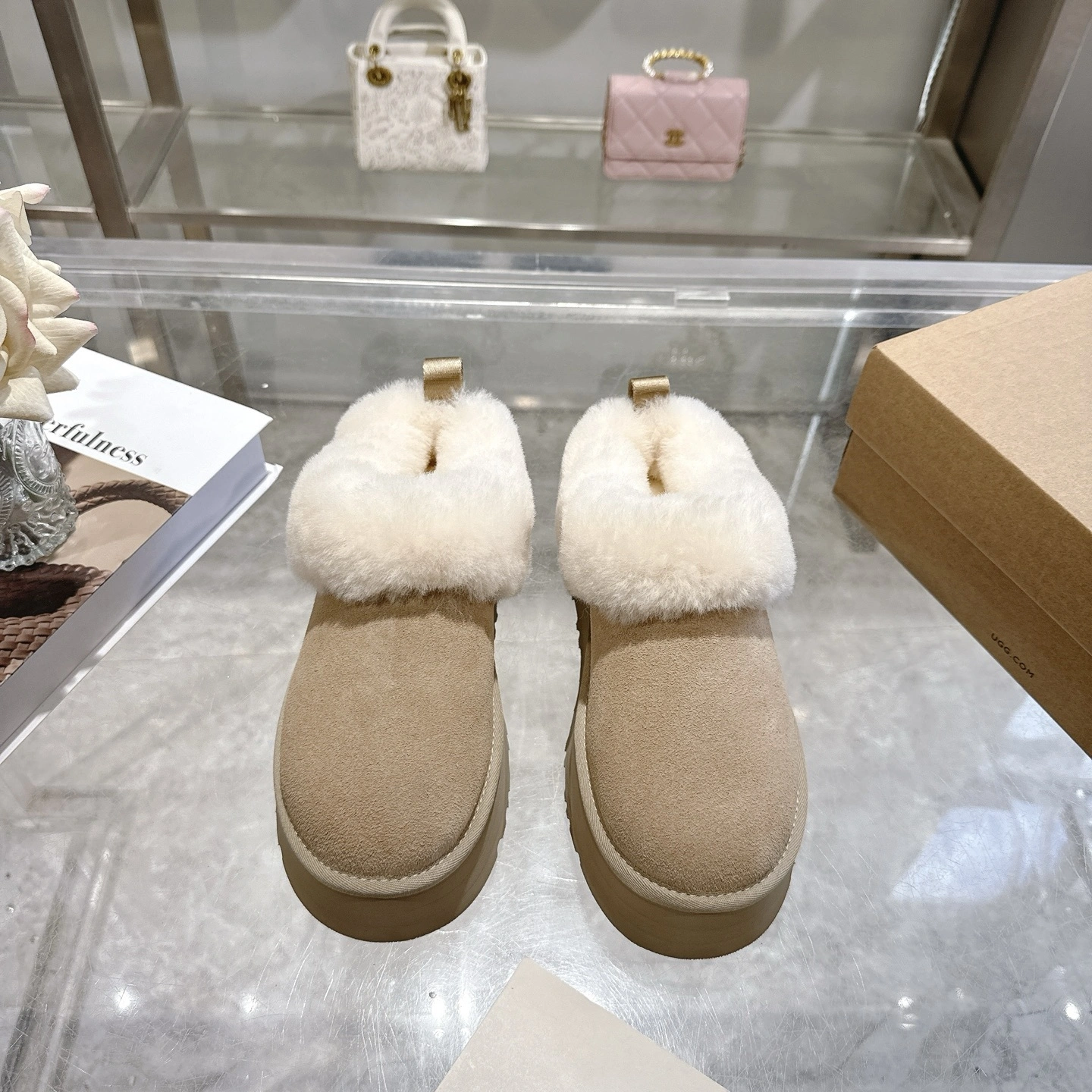 COCO-- U66 1171393-MDSD Slipper Evolution cowhide sheepskin item:E-X000K1232