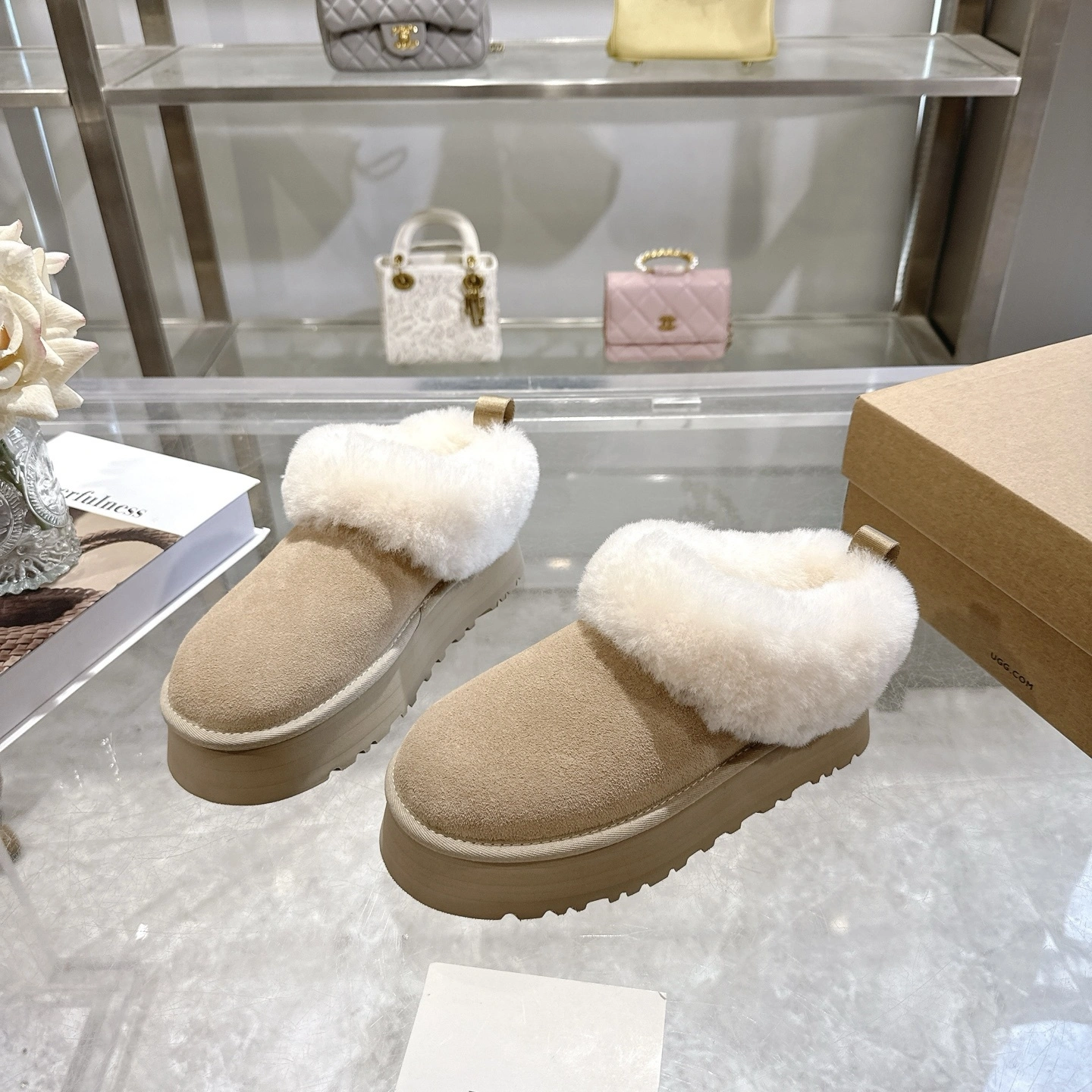 COCO-- U66 1171393-MDSD Slipper Evolution cowhide sheepskin item:E-X000K1232