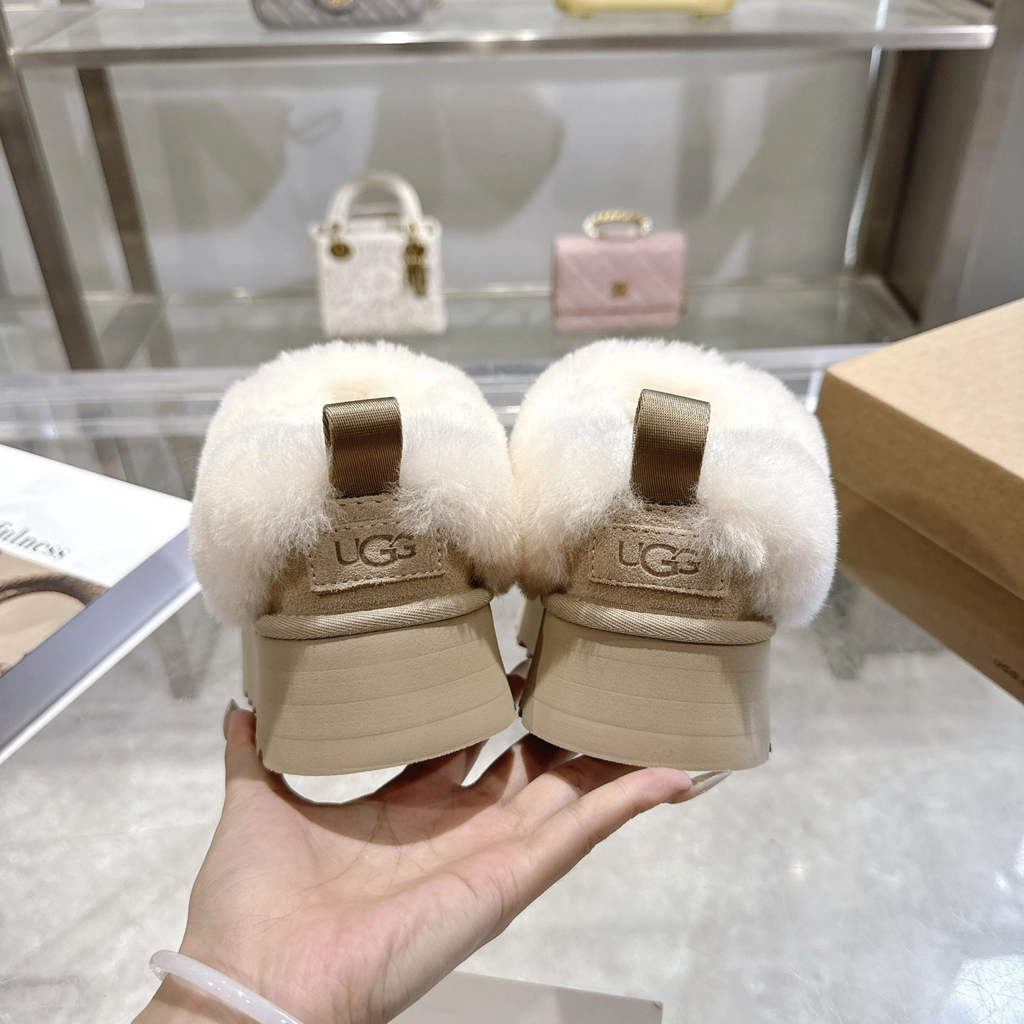 COCO-- U66 1171393-MDSD Slipper Evolution cowhide sheepskin item:E-X000K1232