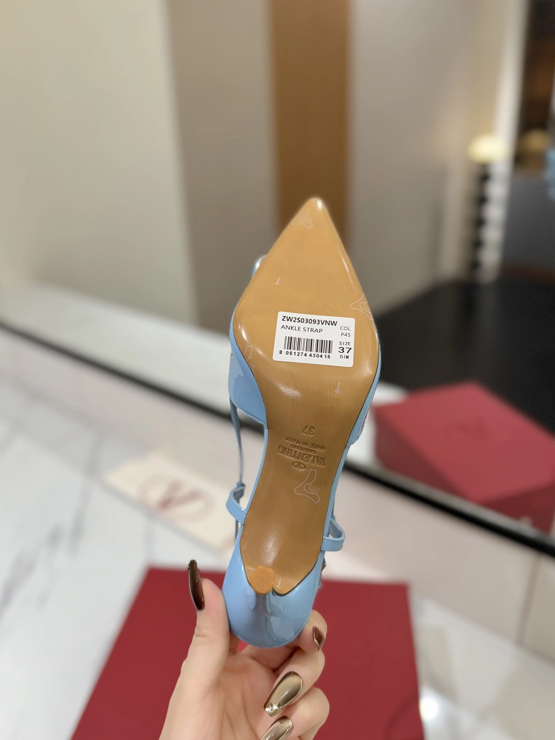 COCO-- V1859ti9o 2W2S0R01TMK097 Heel height：8CM goatskin item:E-X138C3042