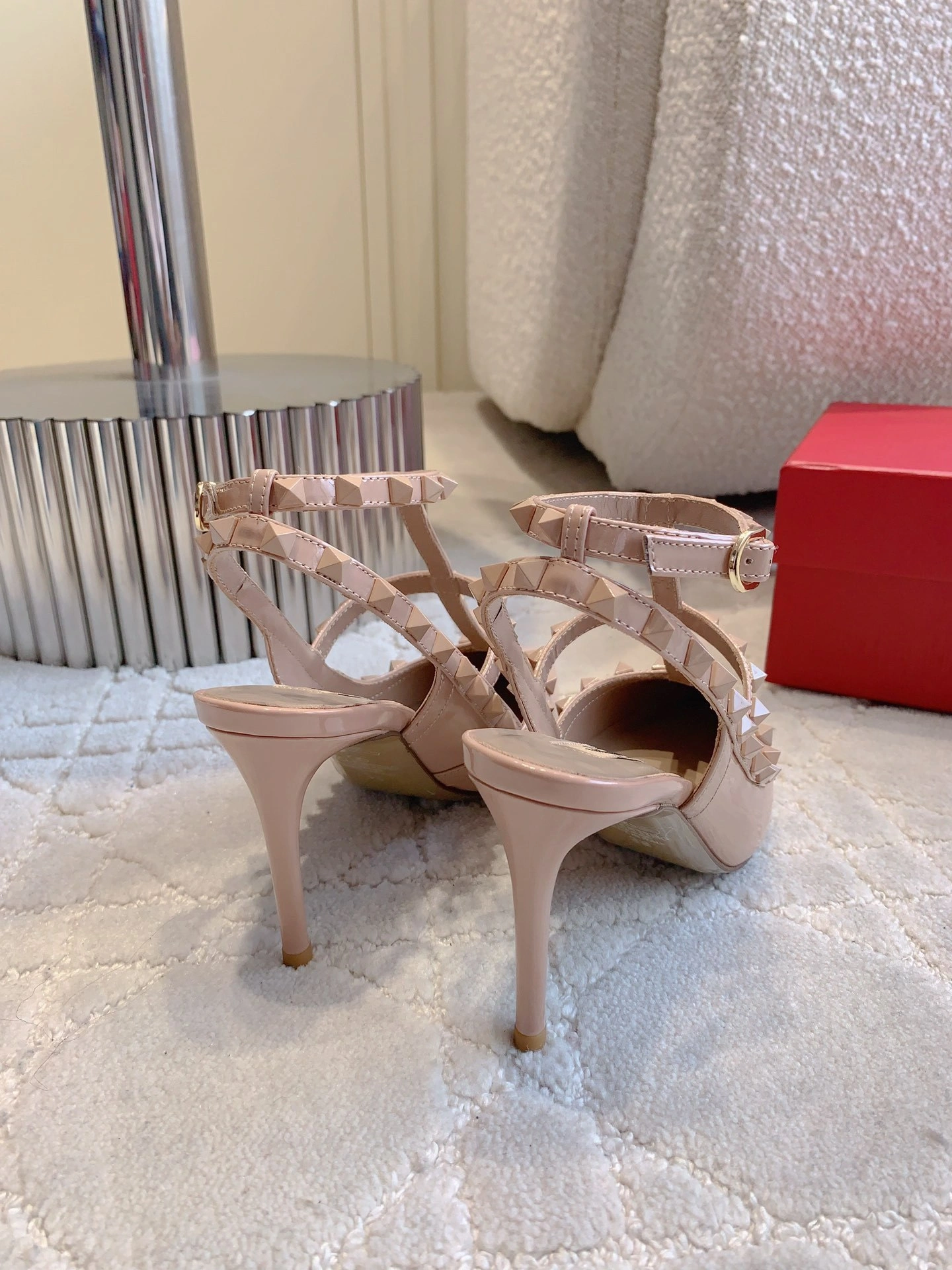 COCO-- V1859ti9o 3W0S0393YPXGF9 cowhide sheepskin Heel height：9CM item:E-X230F2635