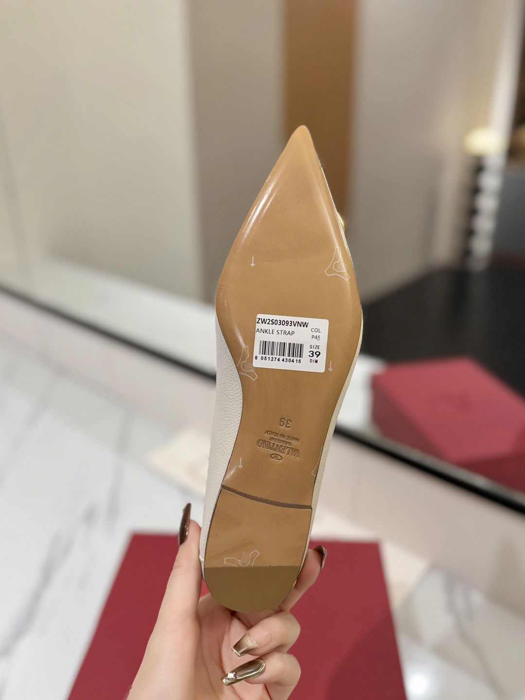 COCO-- V1859ti9o 4W2S0BH4RZRI16 Heel height：1CM goatskin Calfskin item:E-X138C3031