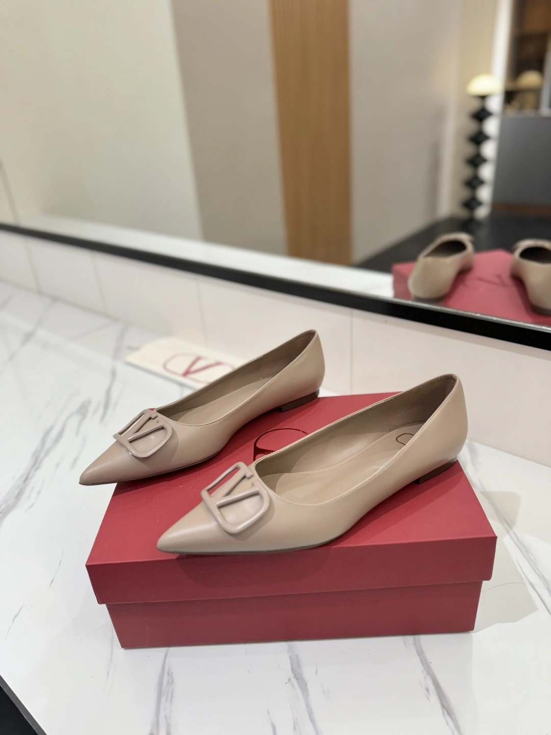 COCO-- V1859ti9o TW2S0T72MZFP45 Heel height：1CM goatskin Calfskin item:E-X138C3029
