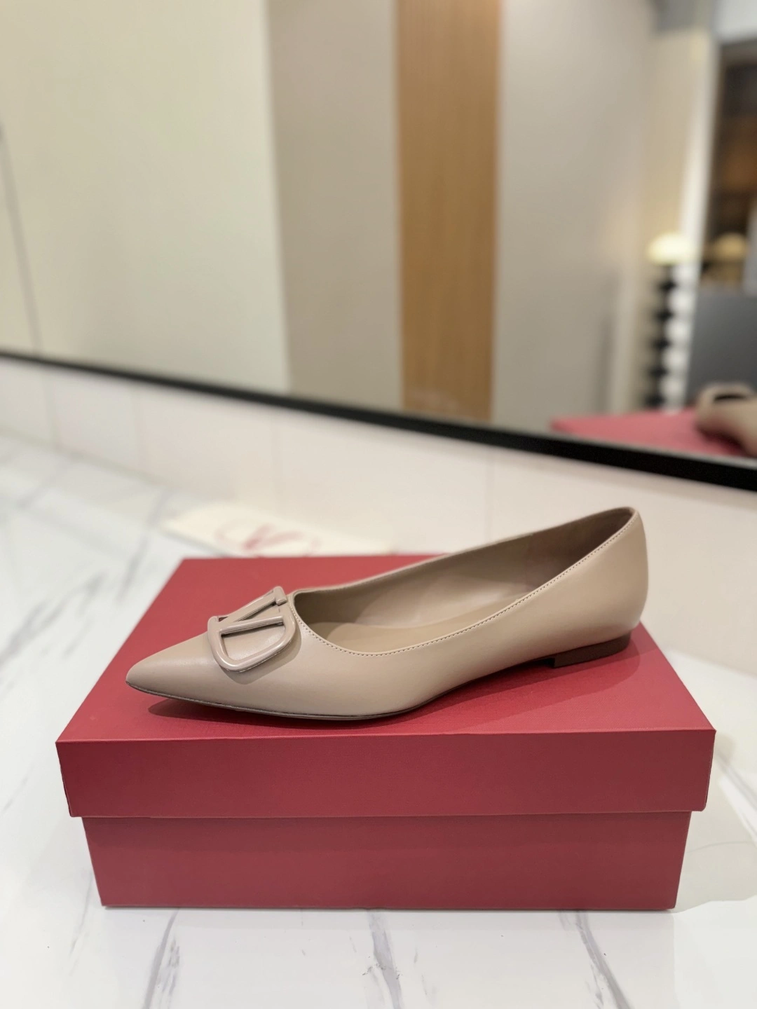 COCO-- V1859ti9o TW2S0T72MZFP45 Heel height：1CM goatskin Calfskin item:E-X138C3029