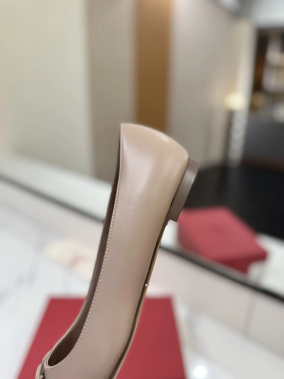 COCO-- V1859ti9o TW2S0T72MZFP45 Heel height：1CM goatskin Calfskin item:E-X138C3029