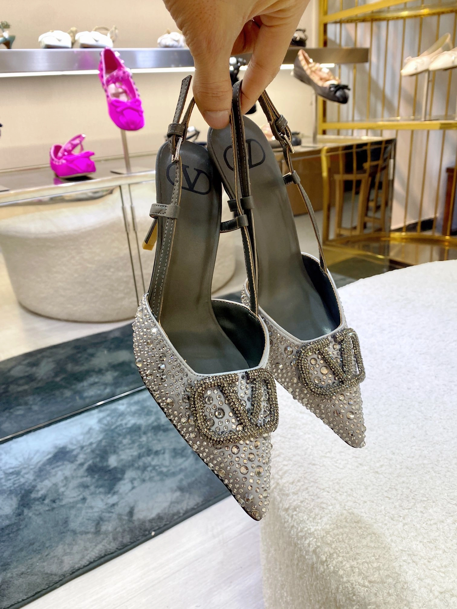 COCO-- V1859ti9o WS0R01SPCZPV cowhide sheepskin Heel height：8CM item:E-X187A1034