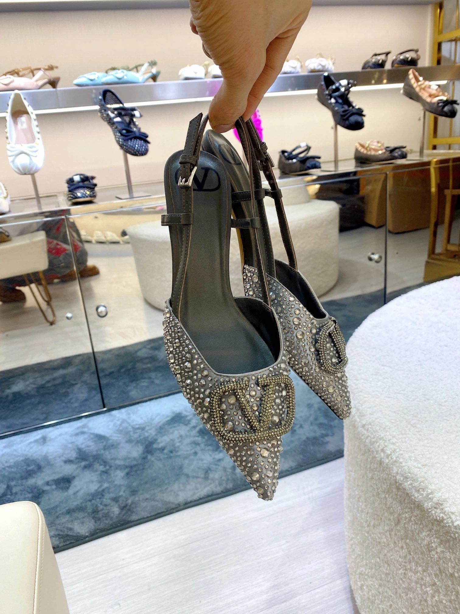 COCO-- V1859ti9o WS0R01SPCZPV cowhide sheepskin Heel height：8CM item:E-X187A1034