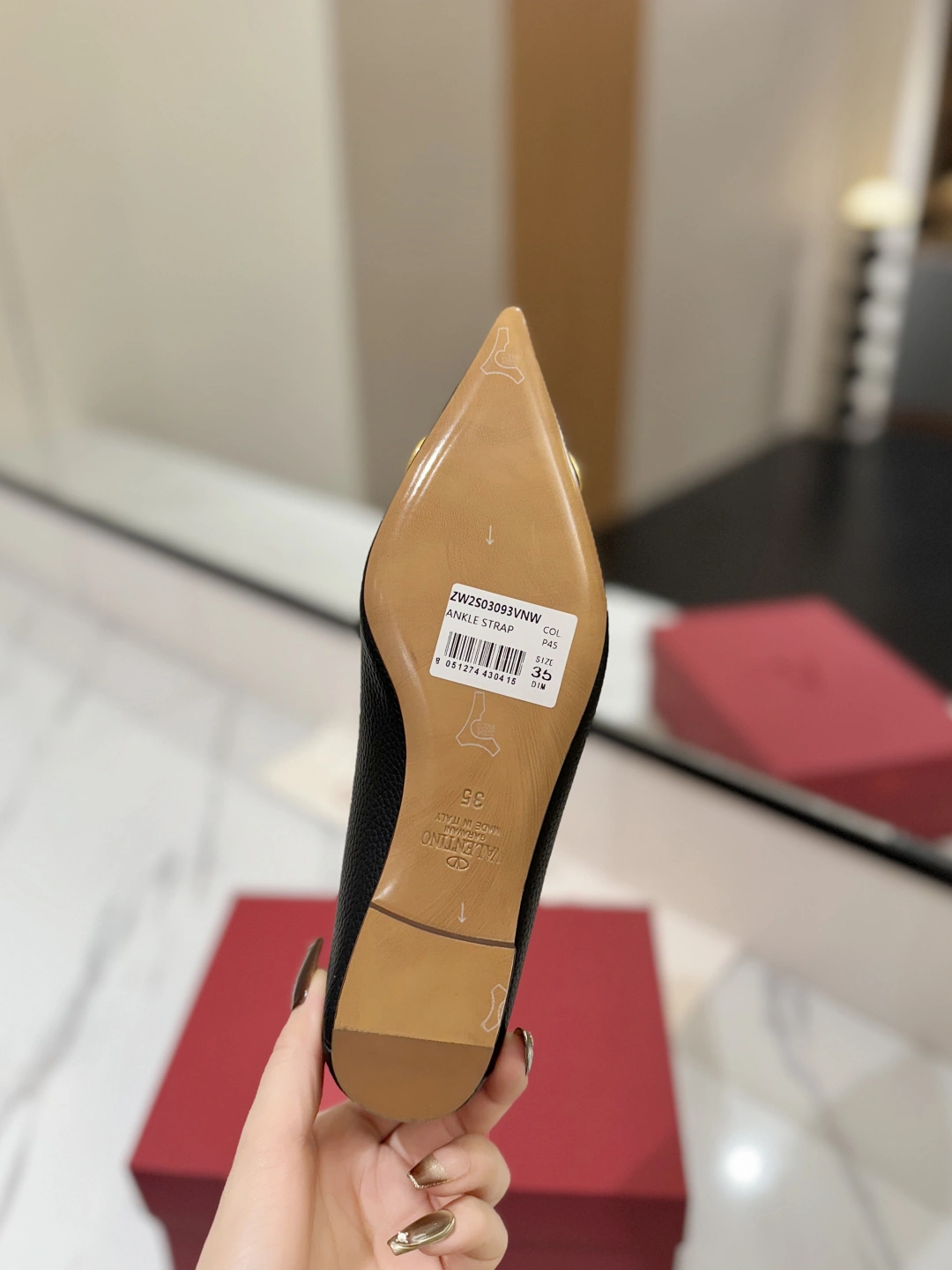 COCO-- V1859ti9o XW2S0BH4NHZ0NO Heel height：1CM goatskin Calfskin item:E-X138C3032
