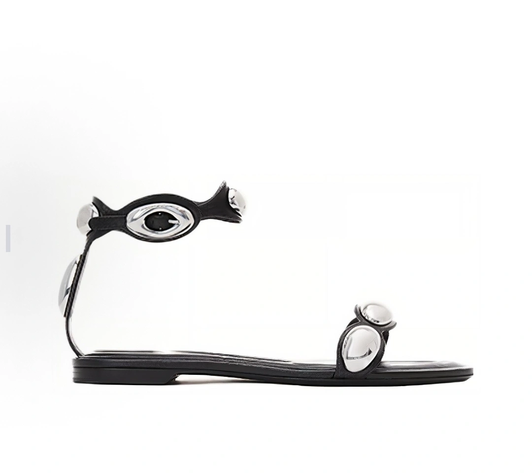 COCO-- W196 30124F003001 Heel height：1CM Calfskin sheepskin item:E-X198C0732