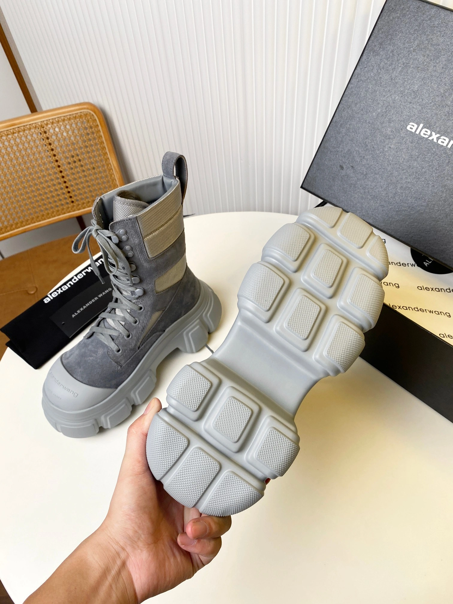 COCO-- W196 30223B031081 Heel height：8CM sheepskin item:E-X158C0706