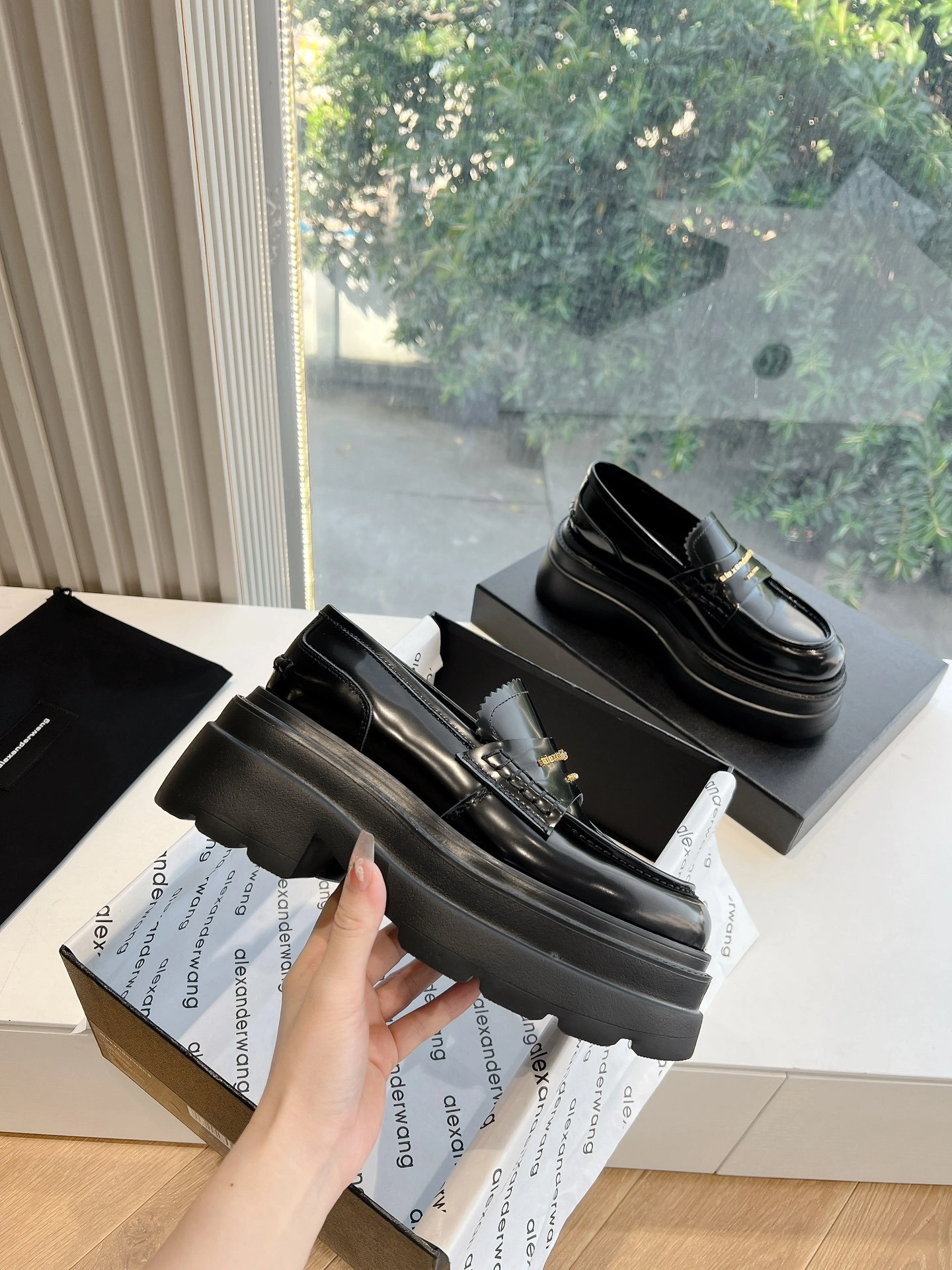 COCO-- W196 30322F023001 Thick soles：7CM cowhide item:D-X000L2527