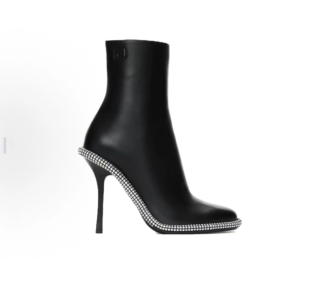 COCO-- W196 30423B001001 Heel height：10CM cowhide sheepskin item:E-X158C0707