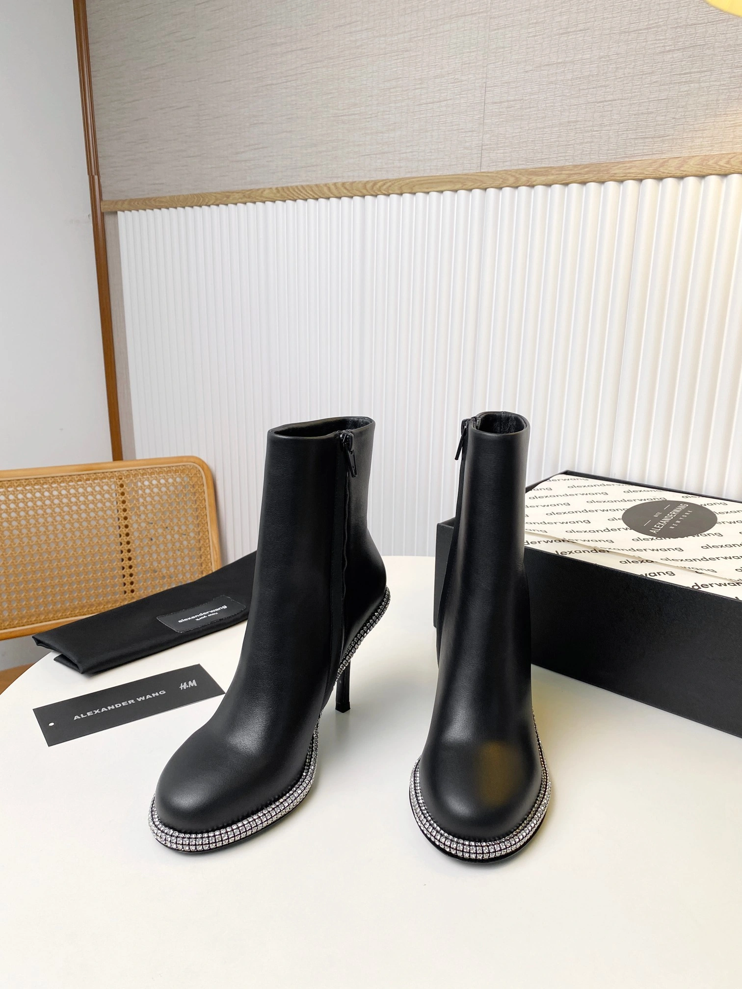 COCO-- W196 30423B001001 Heel height：10CM cowhide sheepskin item:E-X158C0707