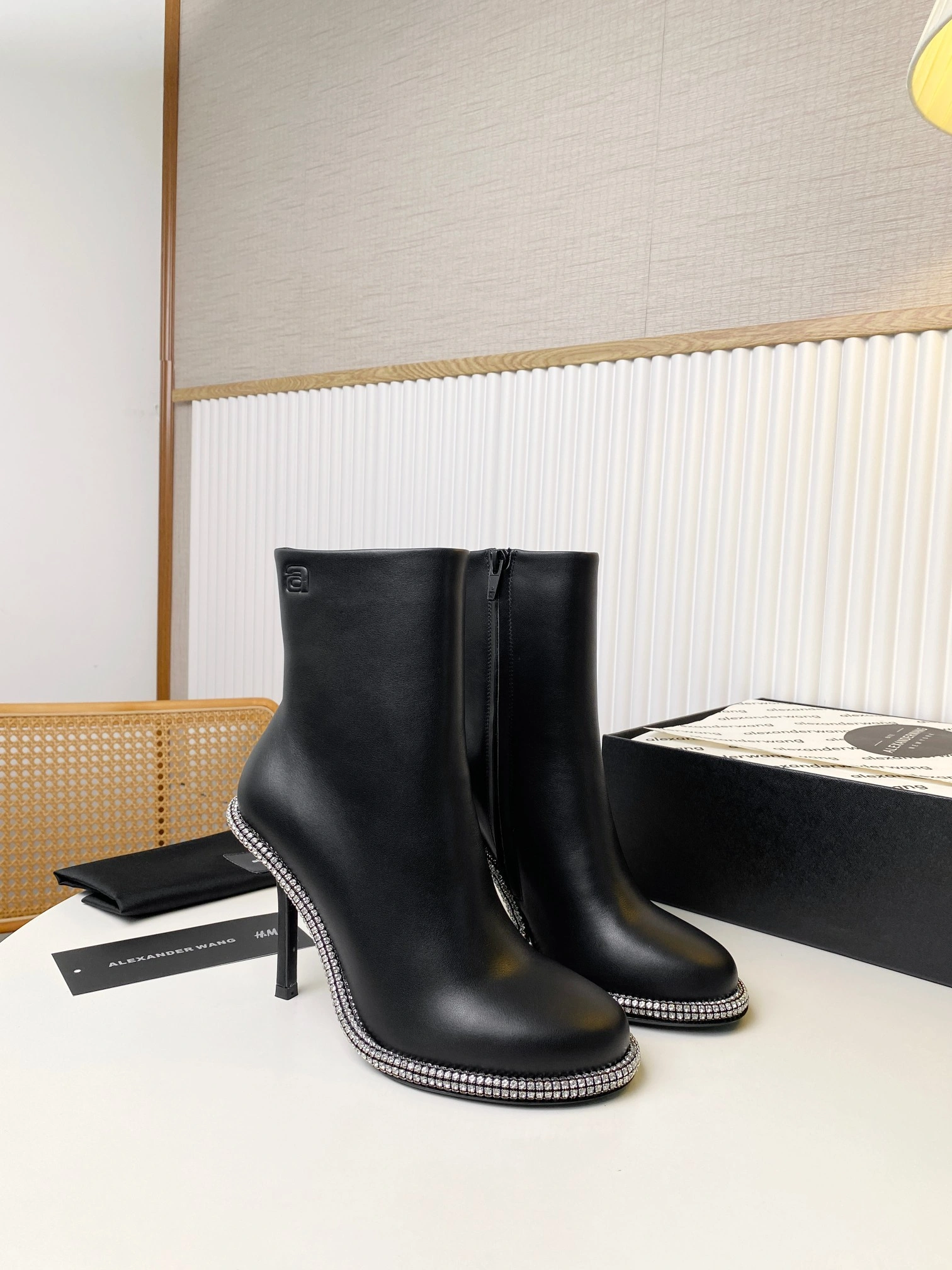 COCO-- W196 30423B001001 Heel height：10CM cowhide sheepskin item:E-X158C0707