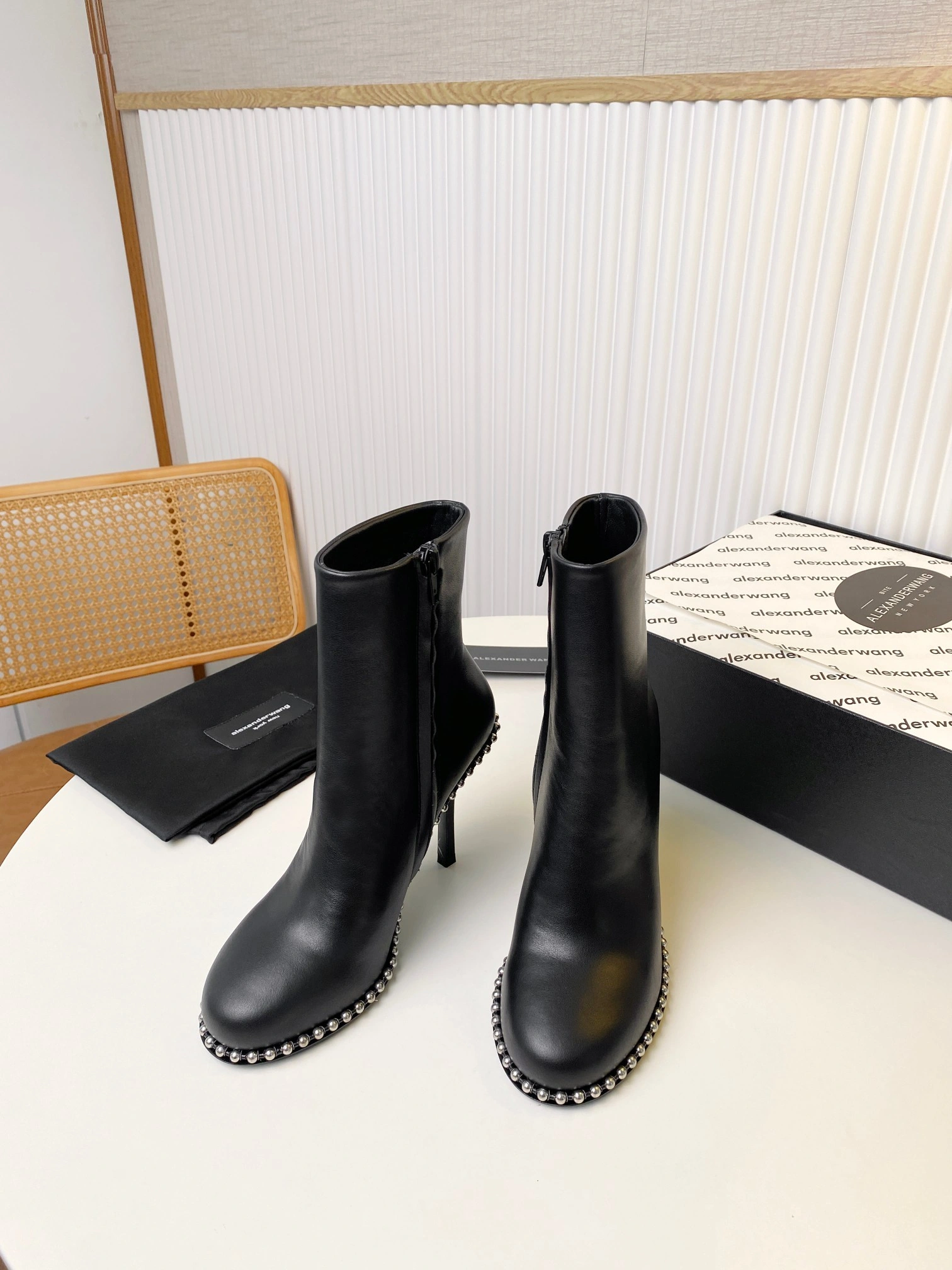 COCO-- W196 30423B018001 Heel height：10CM cowhide sheepskin item:E-X158C0708