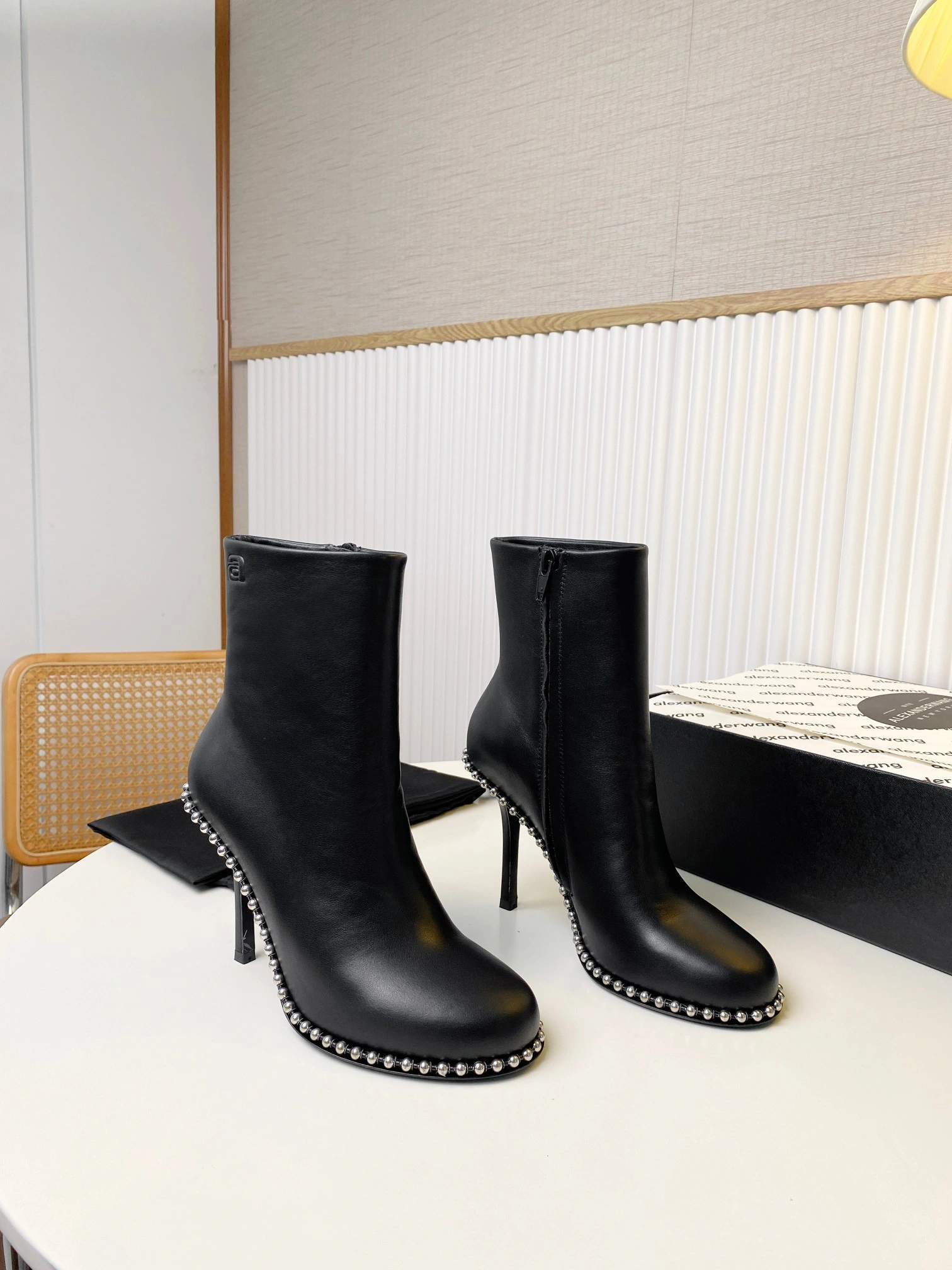COCO-- W196 30423B018001 Heel height：10CM cowhide sheepskin item:E-X158C0708