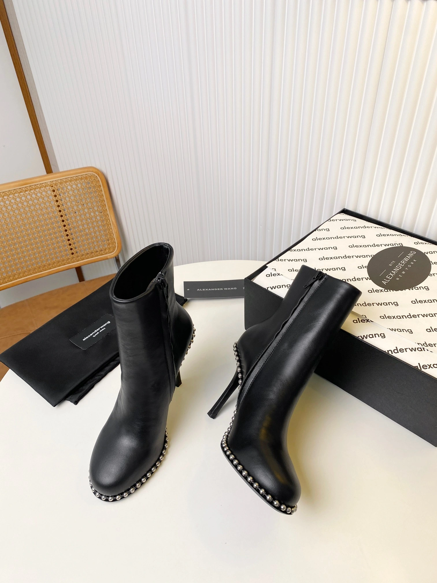 COCO-- W196 30423B018001 Heel height：10CM cowhide sheepskin item:E-X158C0708