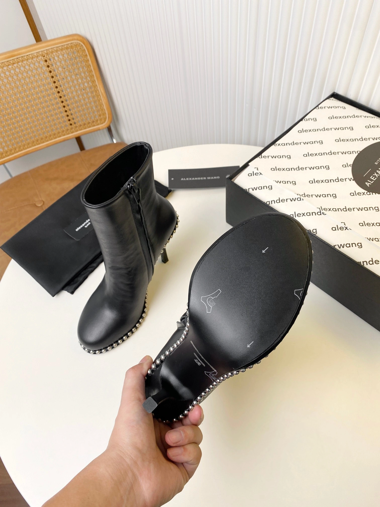 COCO-- W196 30423B018001 Heel height：10CM cowhide sheepskin item:E-X158C0708