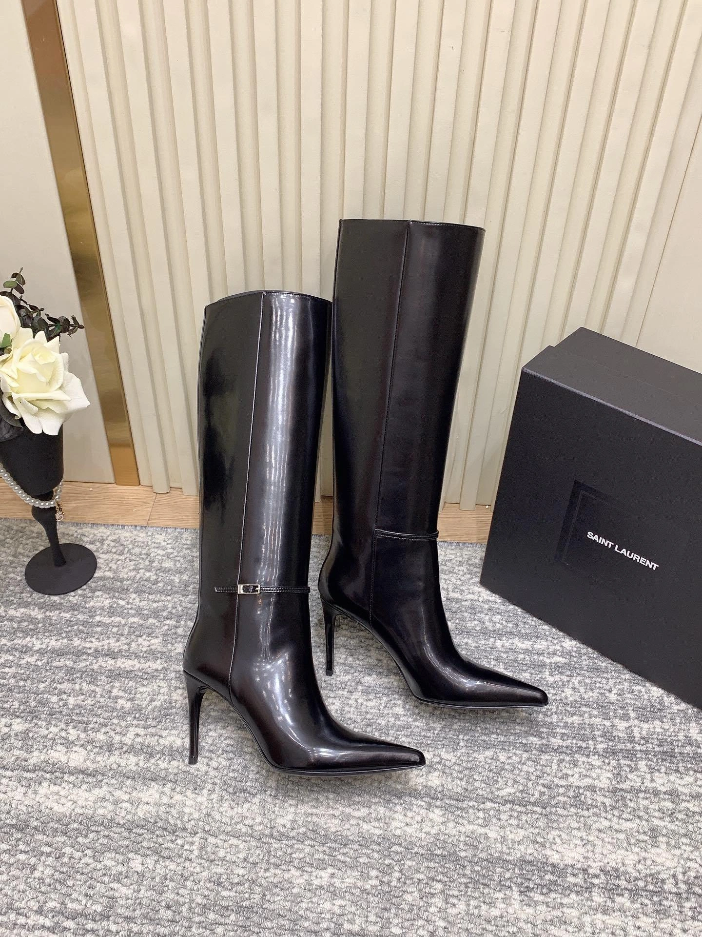 COCO-- Yv5s 755190AAAPI1000 Heel height：10CM cowhide sheepskin item:D-X230L2052