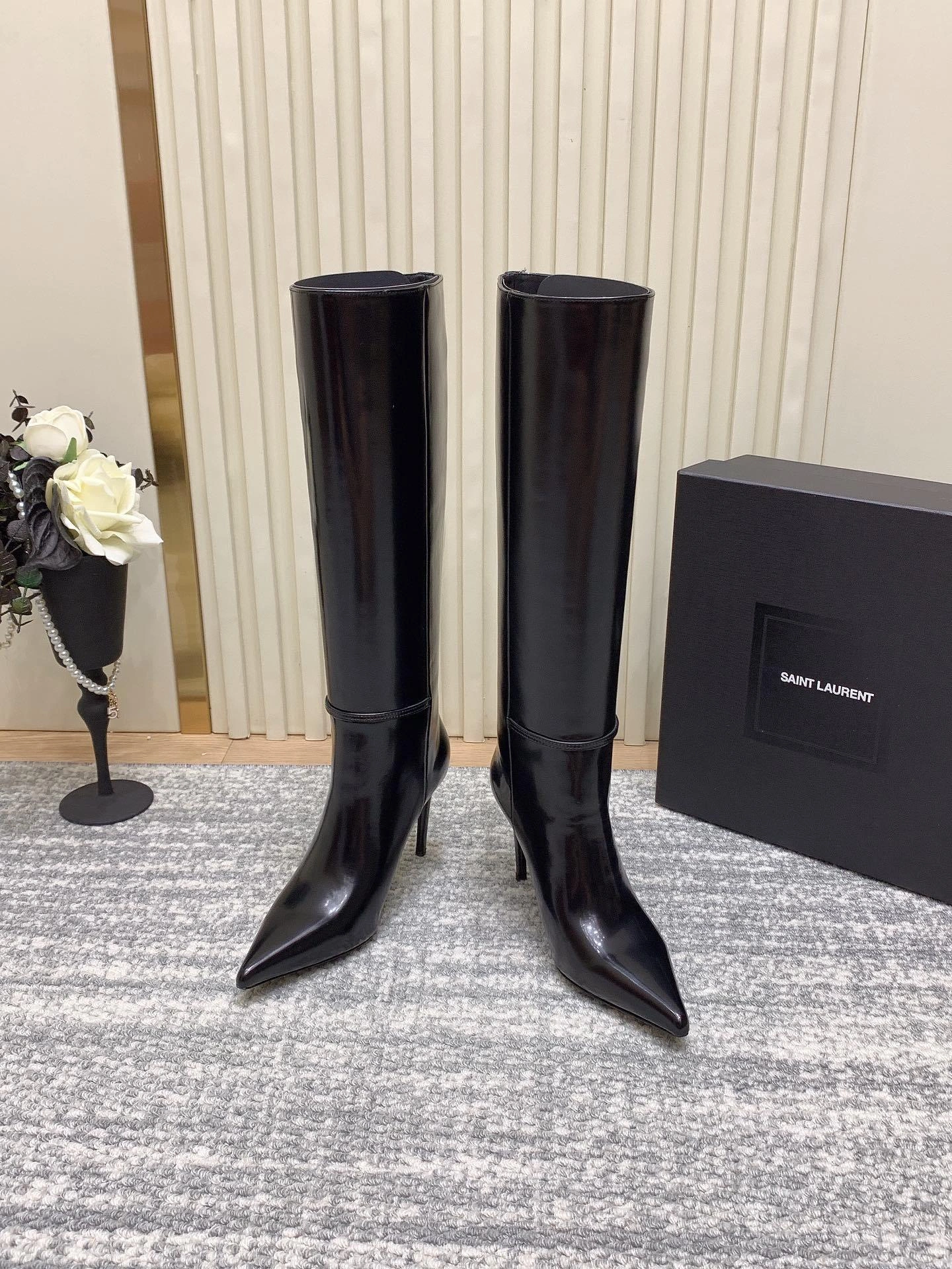COCO-- Yv5s 755190AAAPI1000 Heel height：10CM cowhide sheepskin item:D-X230L2052