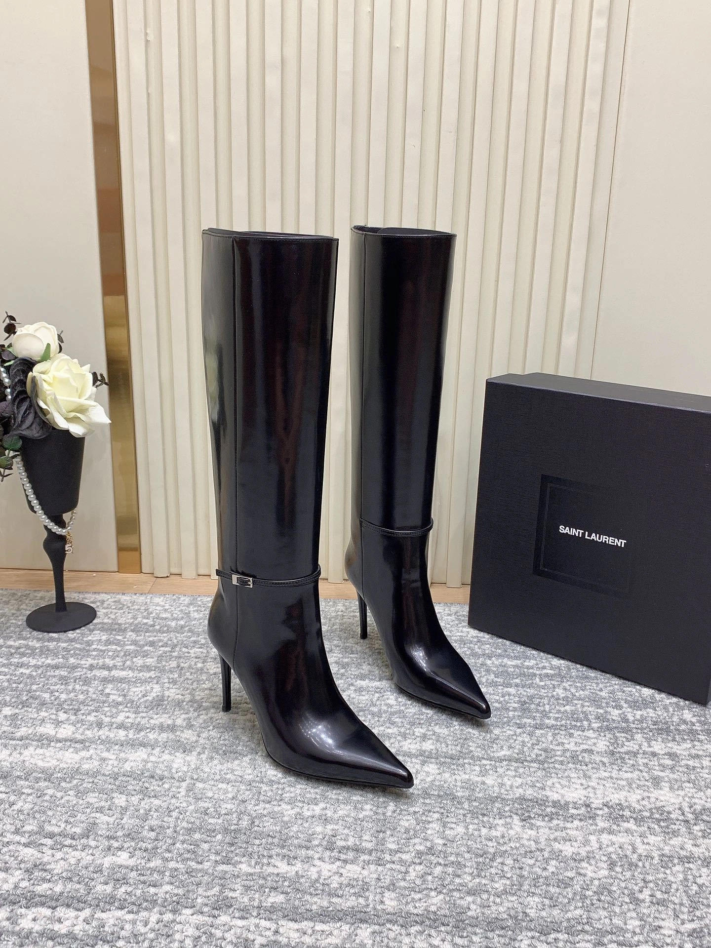 COCO-- Yv5s 755190AAAPI1000 Heel height：10CM cowhide sheepskin item:D-X230L2052