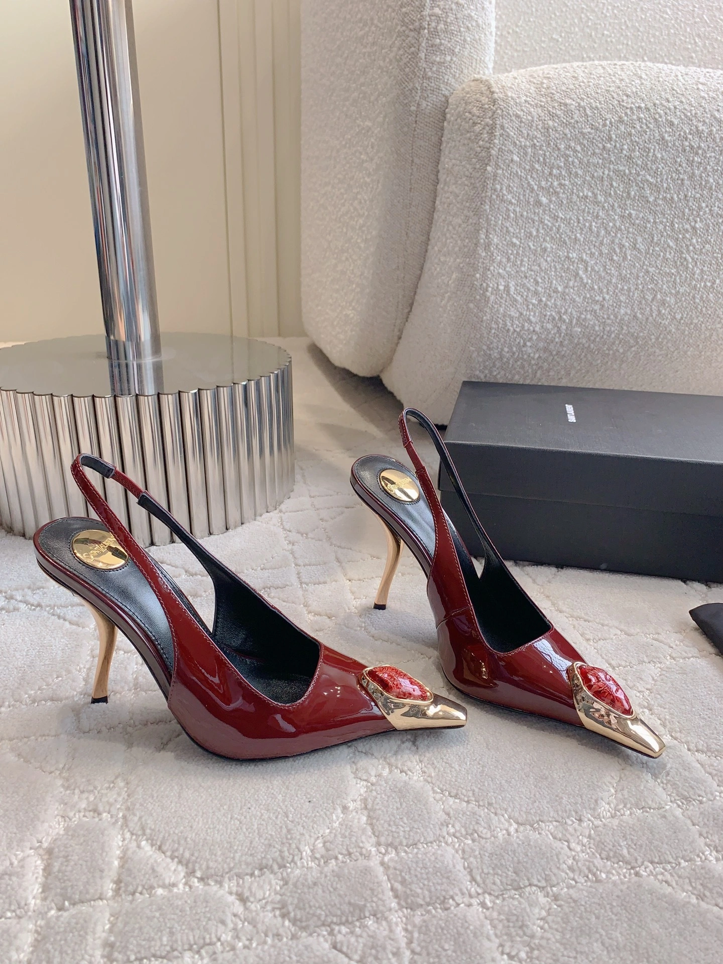 &COCO-- Yv5s cowhide sheepskin Heel height：10CM item:D-X230L2057