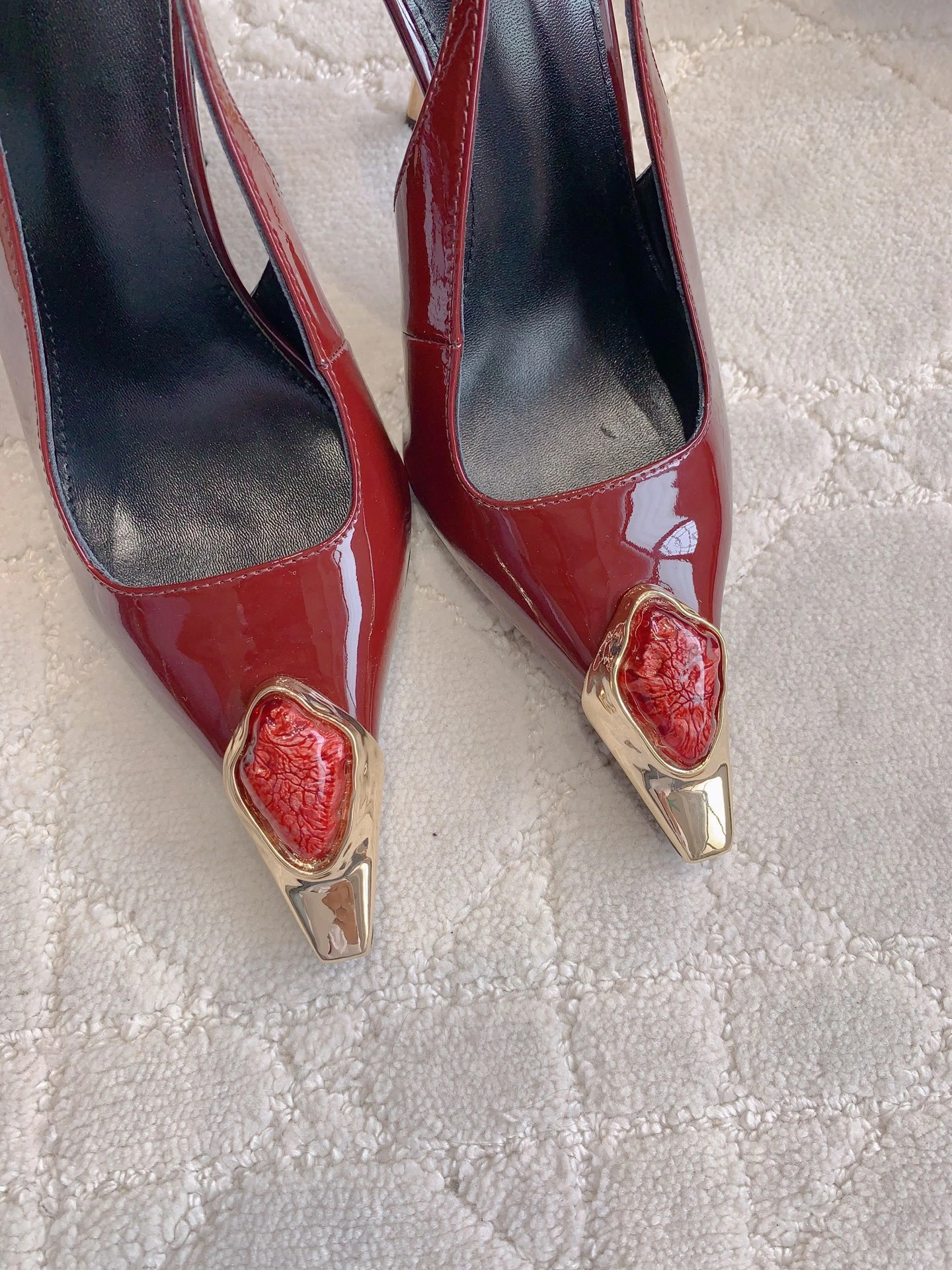 &COCO-- Yv5s cowhide sheepskin Heel height：10CM item:D-X230L2057