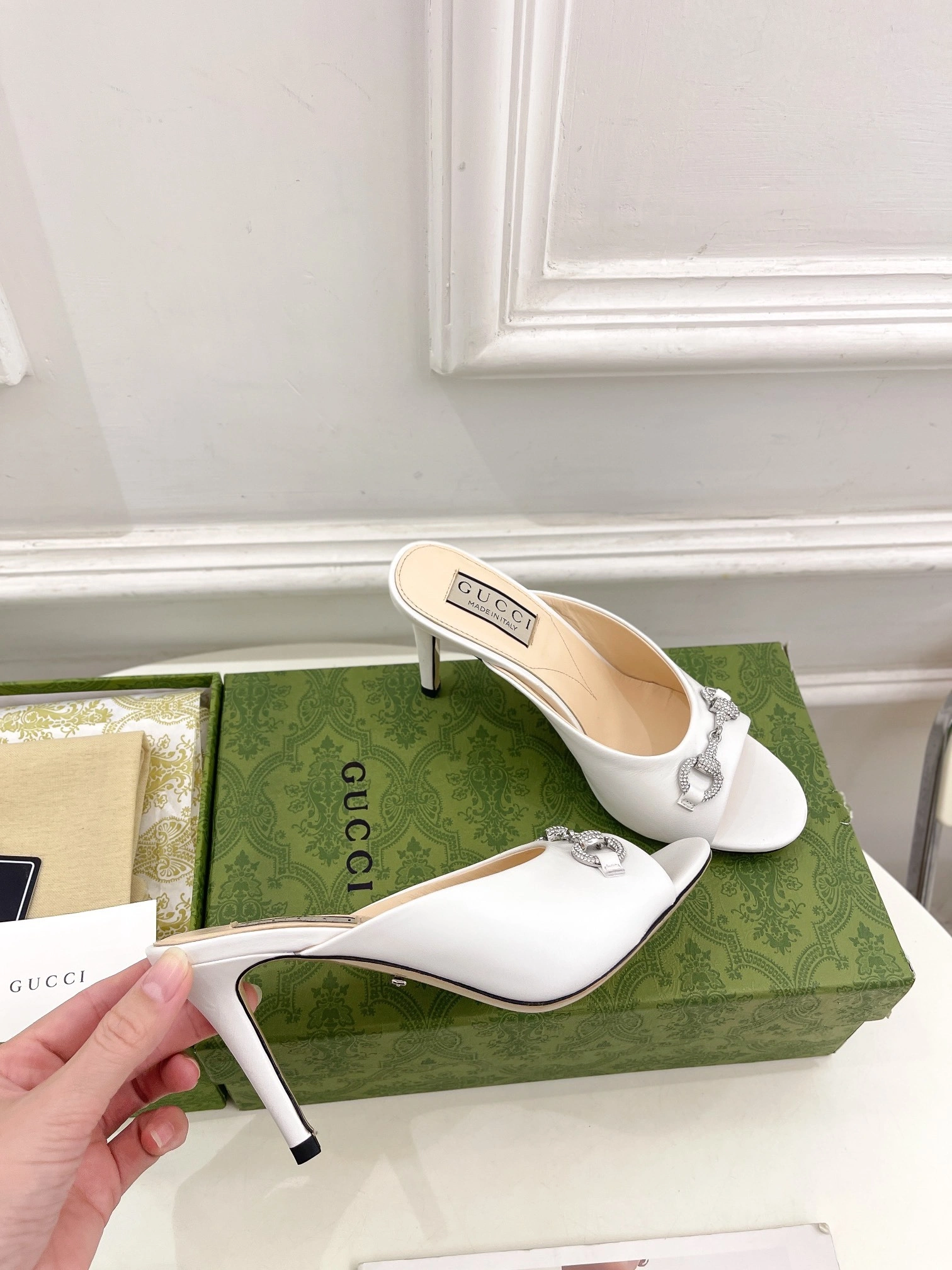 COCO--771693 C9D00 9022 71693 C9D00 9022 cowhide Heel height 8cm item:D-X02A1077