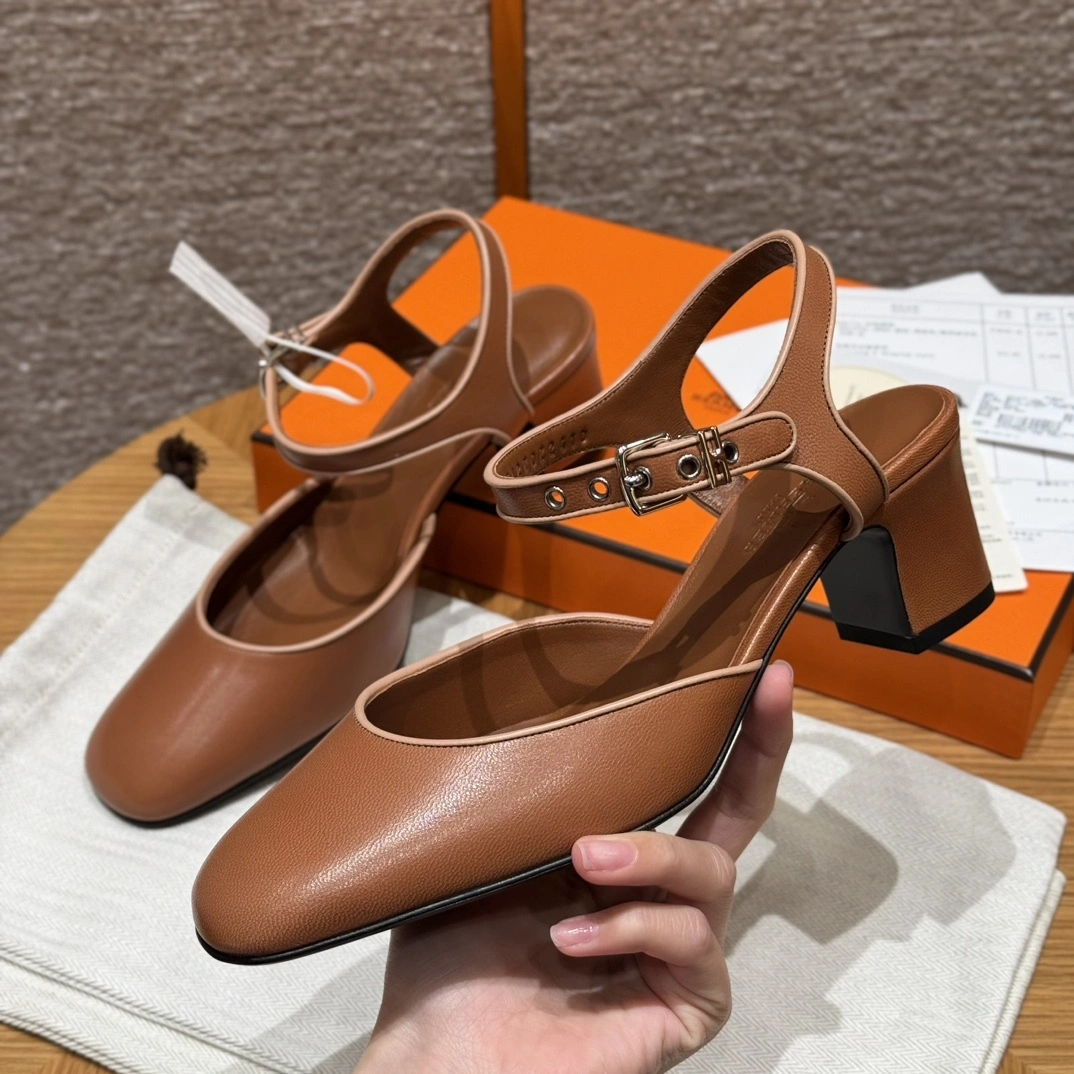 COCO--H5r75s H251270Z 1W goat skin Dermal outsole Heel height：6cm item:E-X230F1217