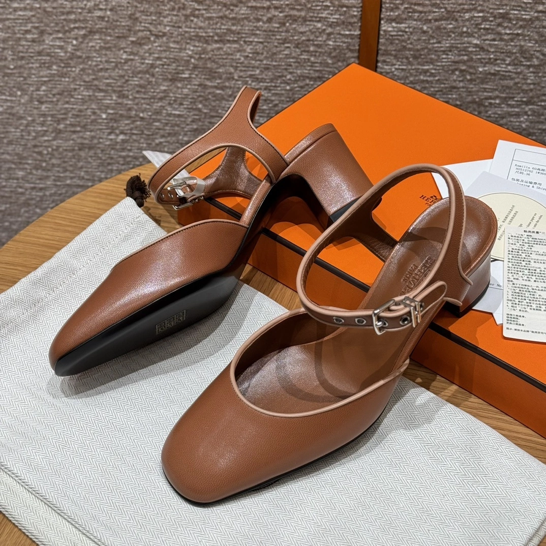 COCO--H5r75s H251270Z 1W goat skin Dermal outsole Heel height：6cm item:E-X230F1217