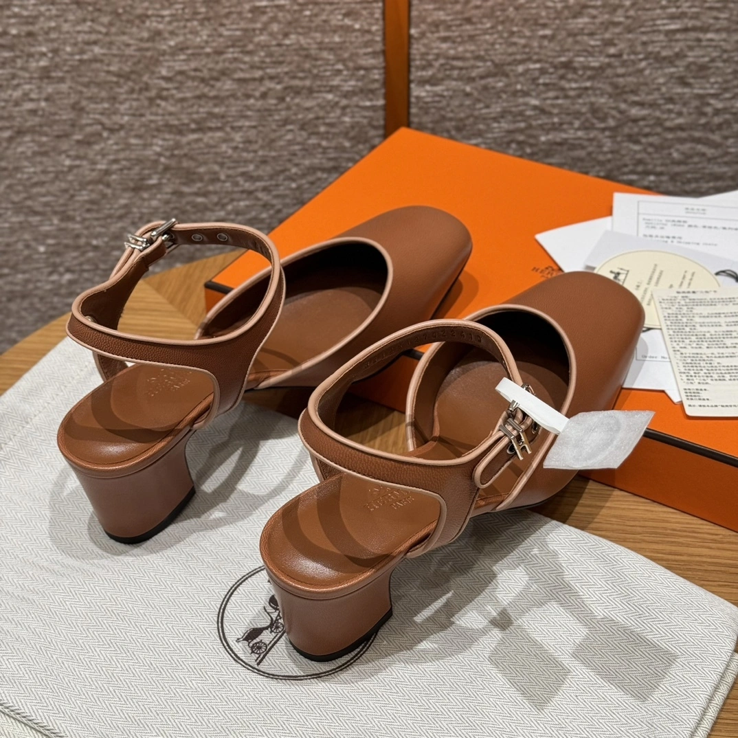 COCO--H5r75s H251270Z 1W goat skin Dermal outsole Heel height：6cm item:E-X230F1217