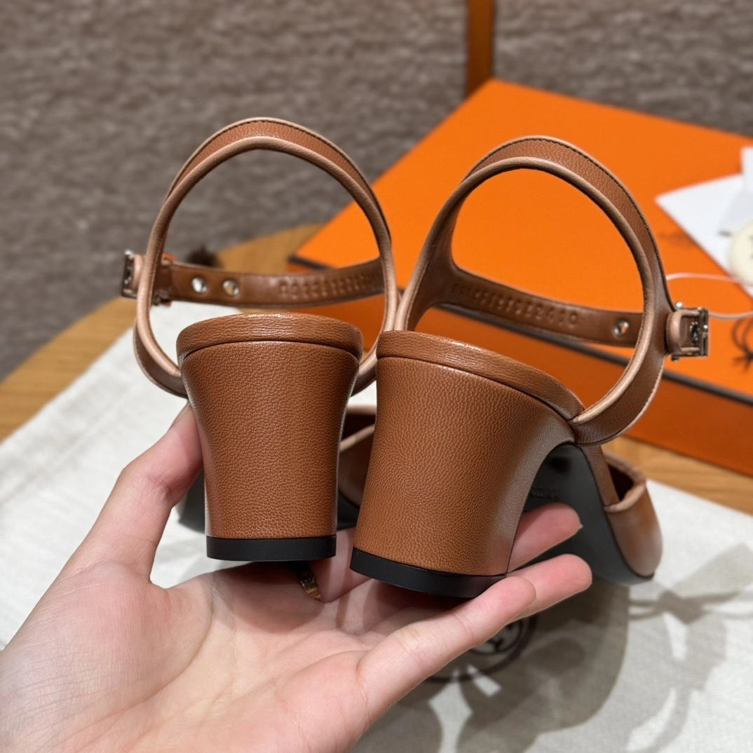 COCO--H5r75s H251270Z 1W goat skin Dermal outsole Heel height：6cm item:E-X230F1217