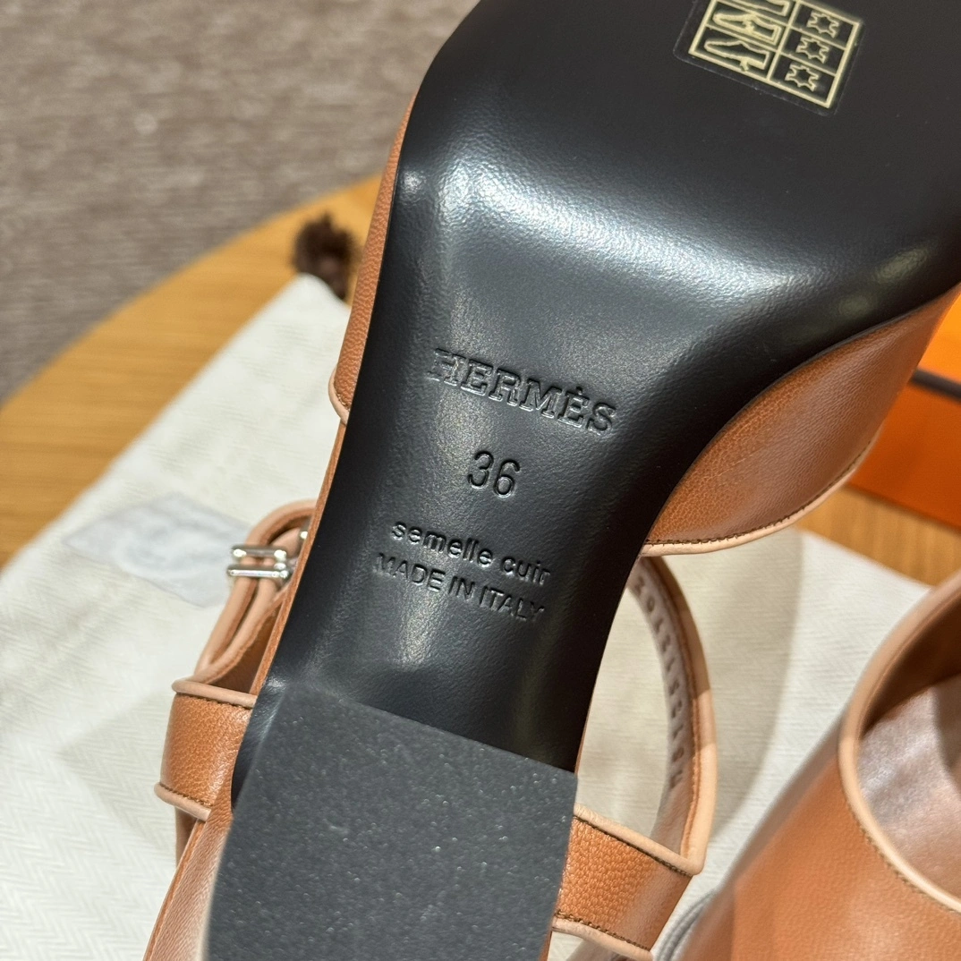 COCO--H5r75s H251270Z 1W goat skin Dermal outsole Heel height：6cm item:E-X230F1217