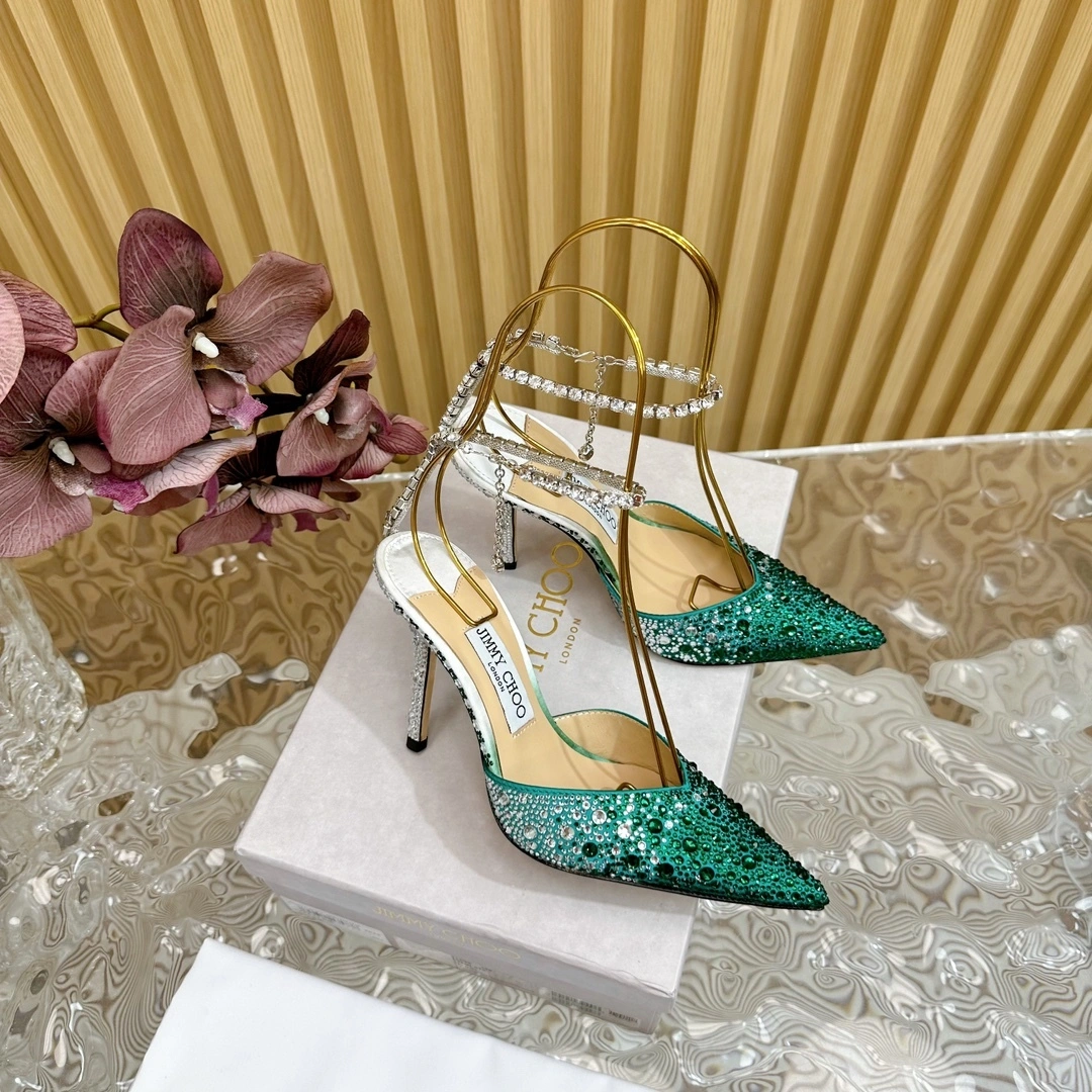COCO--Ji77y 3ho5 SAEDA100ZPJ0C6345 lambskin Heel height：10cm item:E-X000C0495H