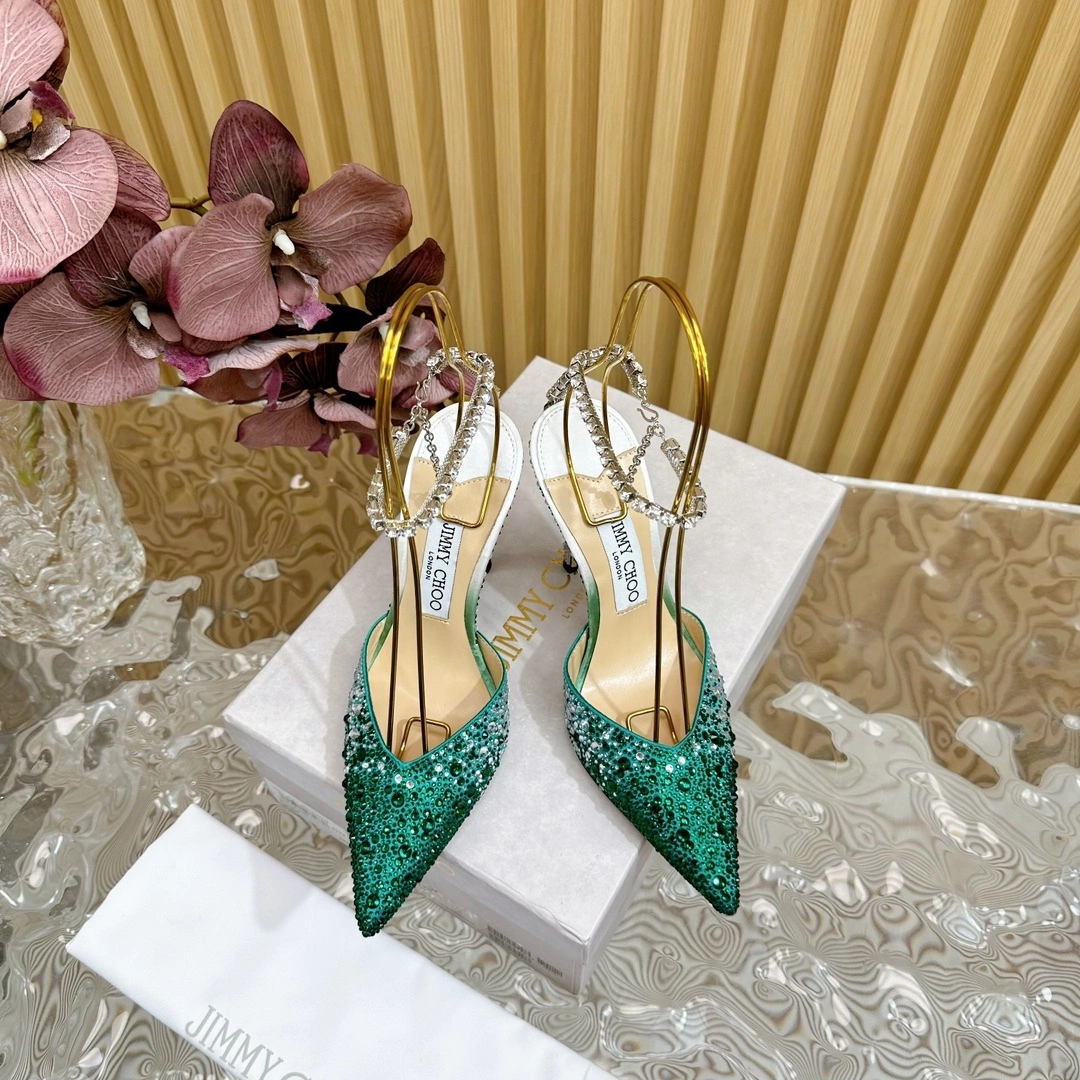 COCO--Ji77y 3ho5 SAEDA100ZPJ0C6345 lambskin Heel height：10cm item:E-X000C0495H