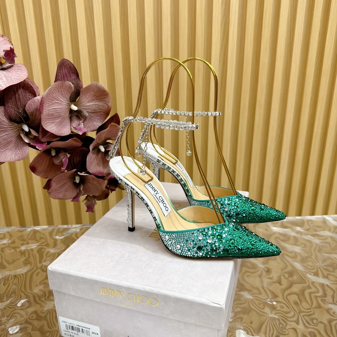COCO--Ji77y 3ho5 SAEDA100ZPJ0C6345 lambskin Heel height：10cm item:E-X000C0495H