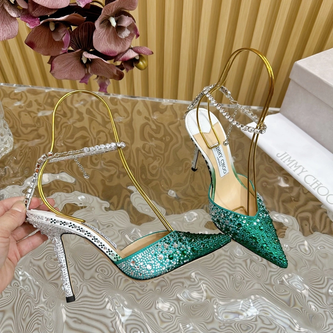 COCO--Ji77y 3ho5 SAEDA100ZPJ0C6345 lambskin Heel height：10cm item:E-X000C0495H