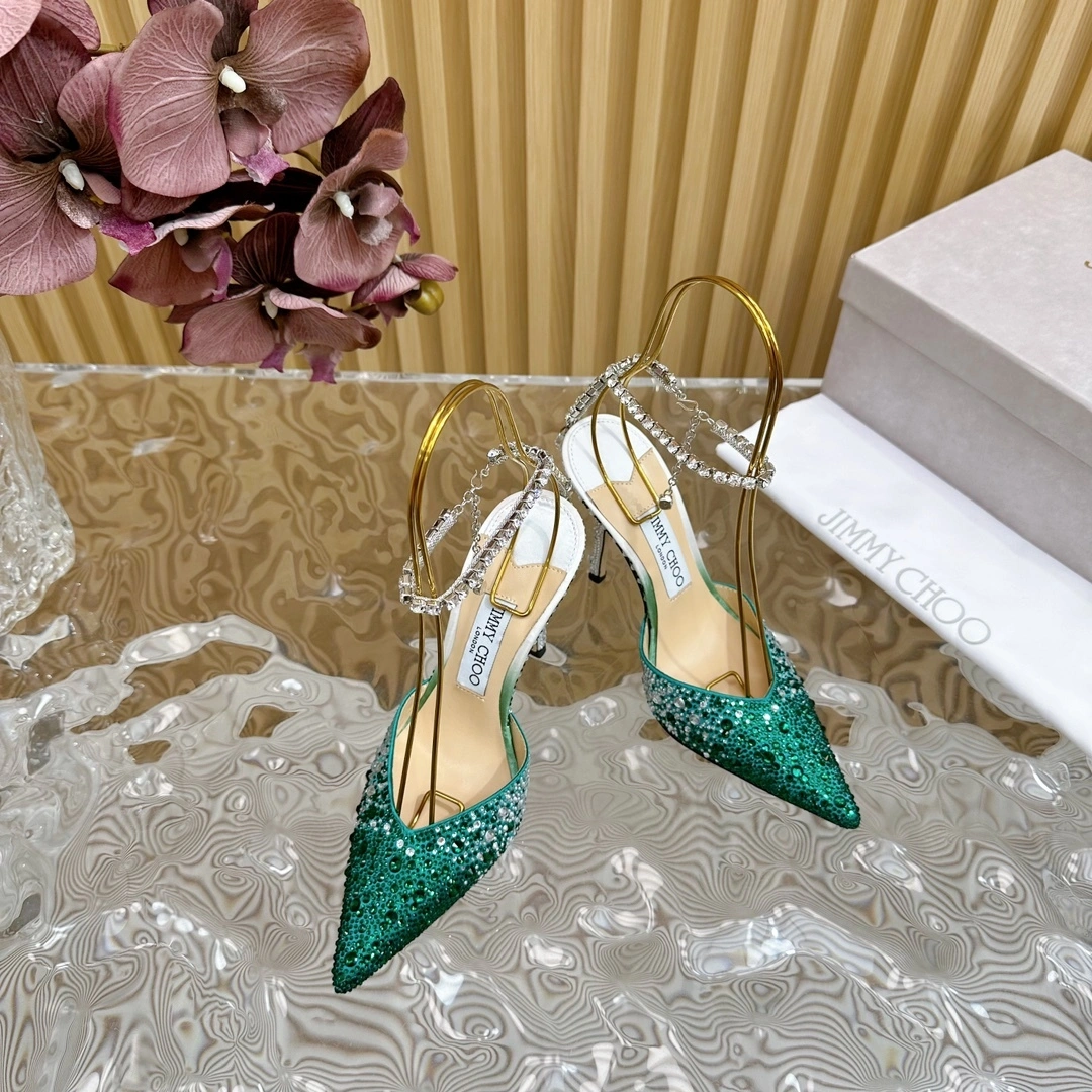 COCO--Ji77y 3ho5 SAEDA100ZPJ0C6345 lambskin Heel height：10cm item:E-X000C0495H